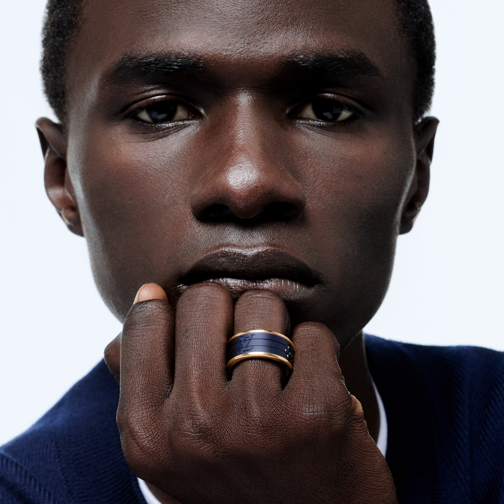 Les Gastons Vuitton Puzzle Ring, Yellow Gold and Titanium  in Jewellery