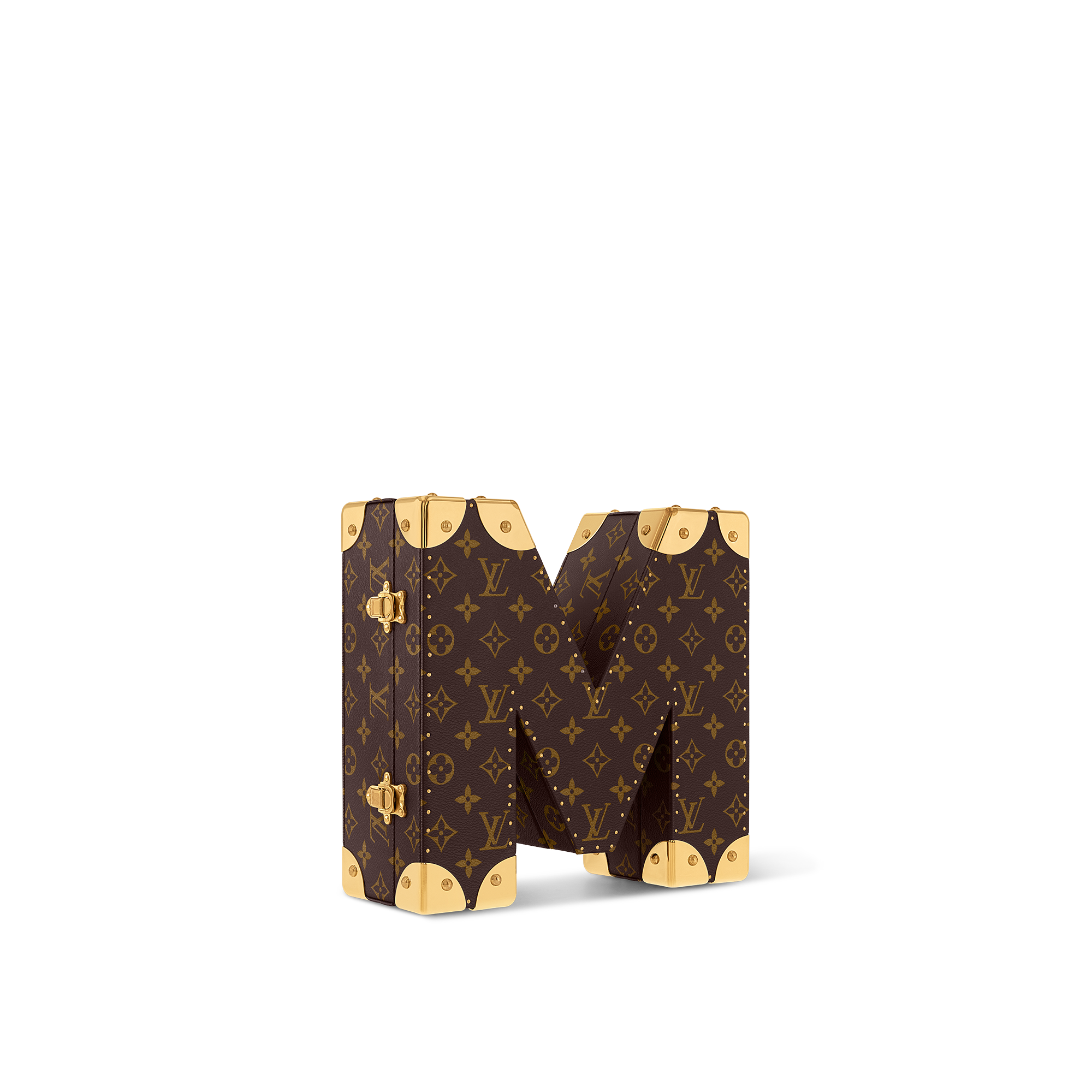 Letter Trunk M Monogram Canvas in Les Extraordinaires