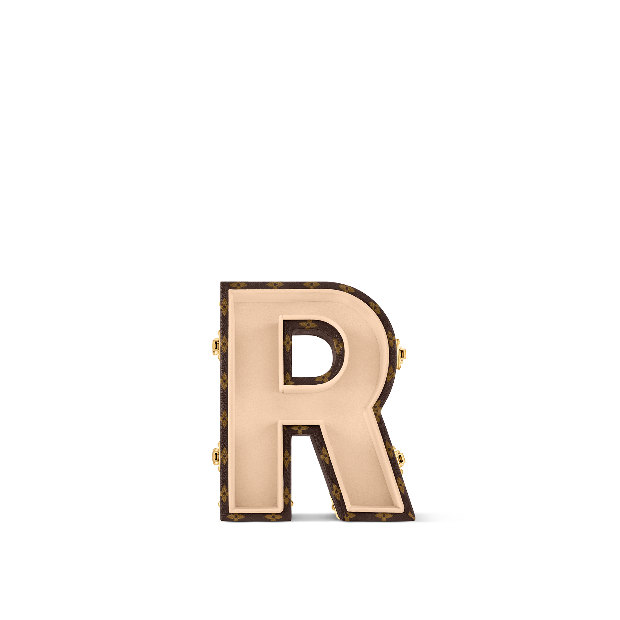 Letter Trunk R Monogram Canvas in Les Extraordinaires