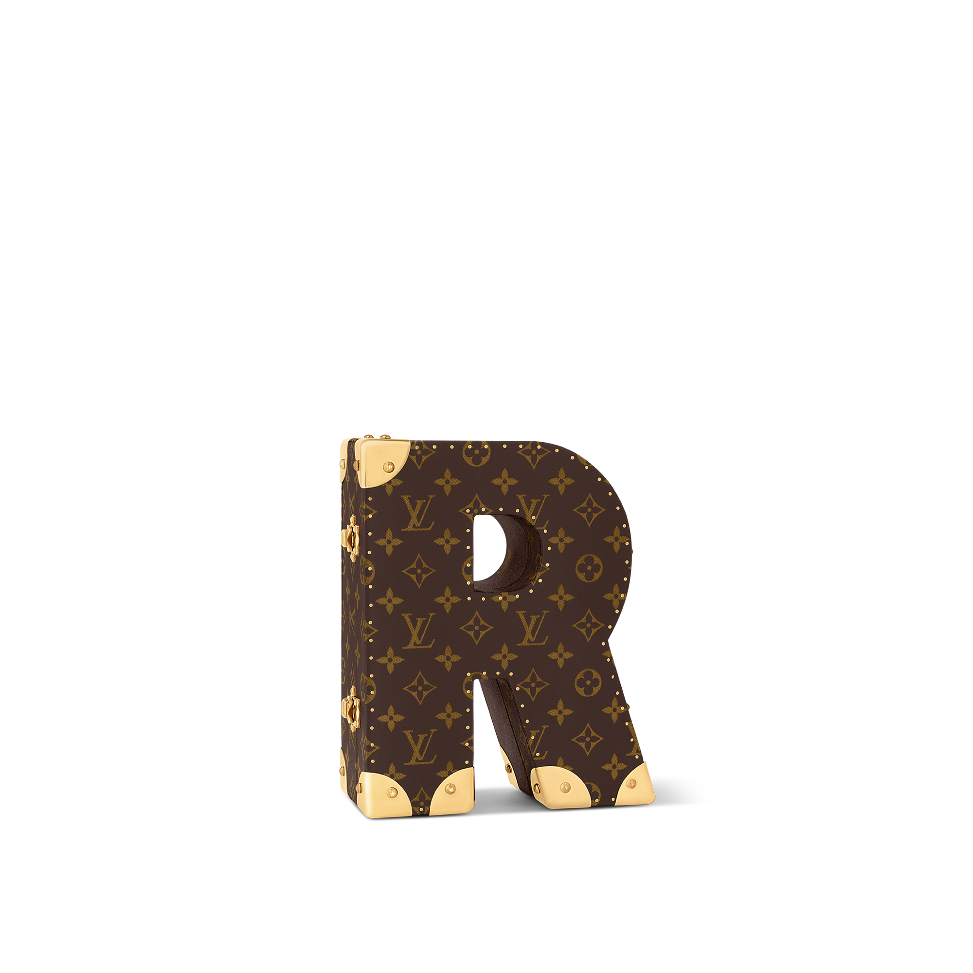 Letter Trunk R Monogram Canvas in Les Extraordinaires