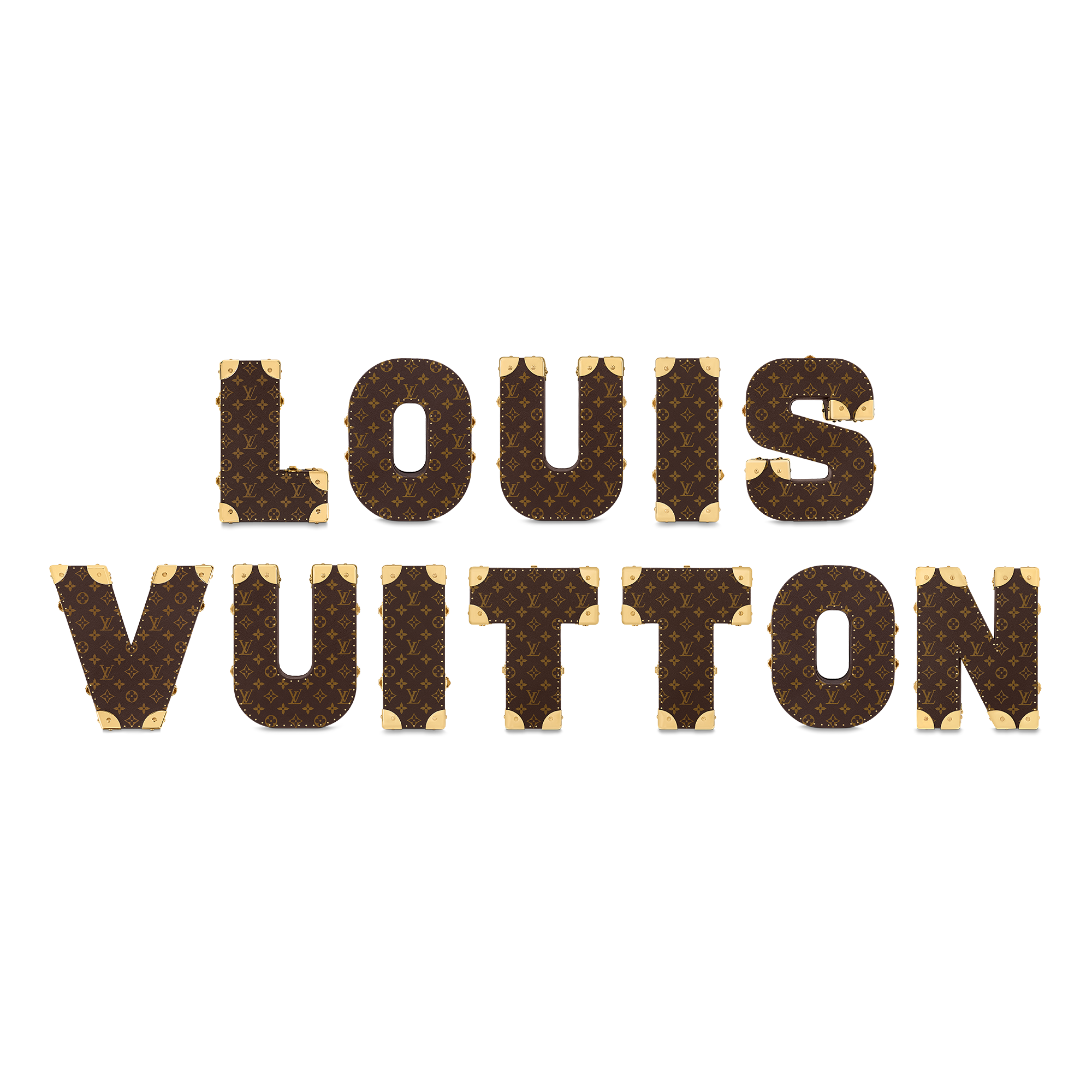 Letter Trunk U Monogram Canvas in Les Extraordinaires