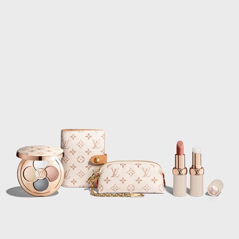 Lip & Eye Brush Set Dune Other Monogram Canvas in Perfumes and Beauty's Makeup Tools and Accessories } collections by Louis Vuitton