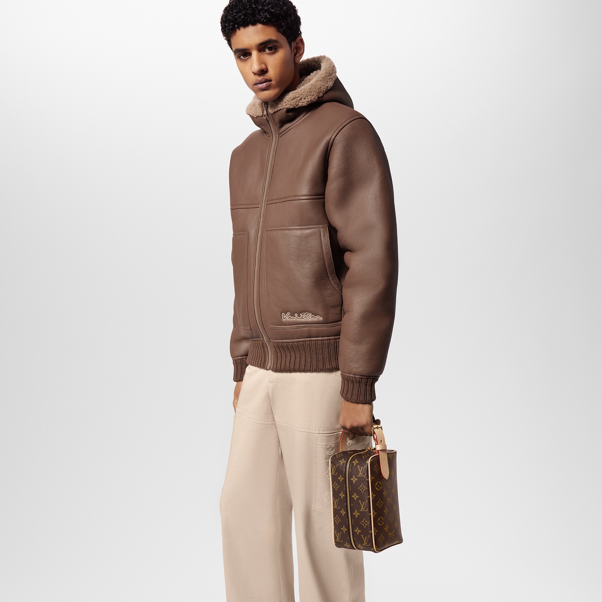 Trousse Toilette Locker Dopp Kit Monogram 帆布 in 男士