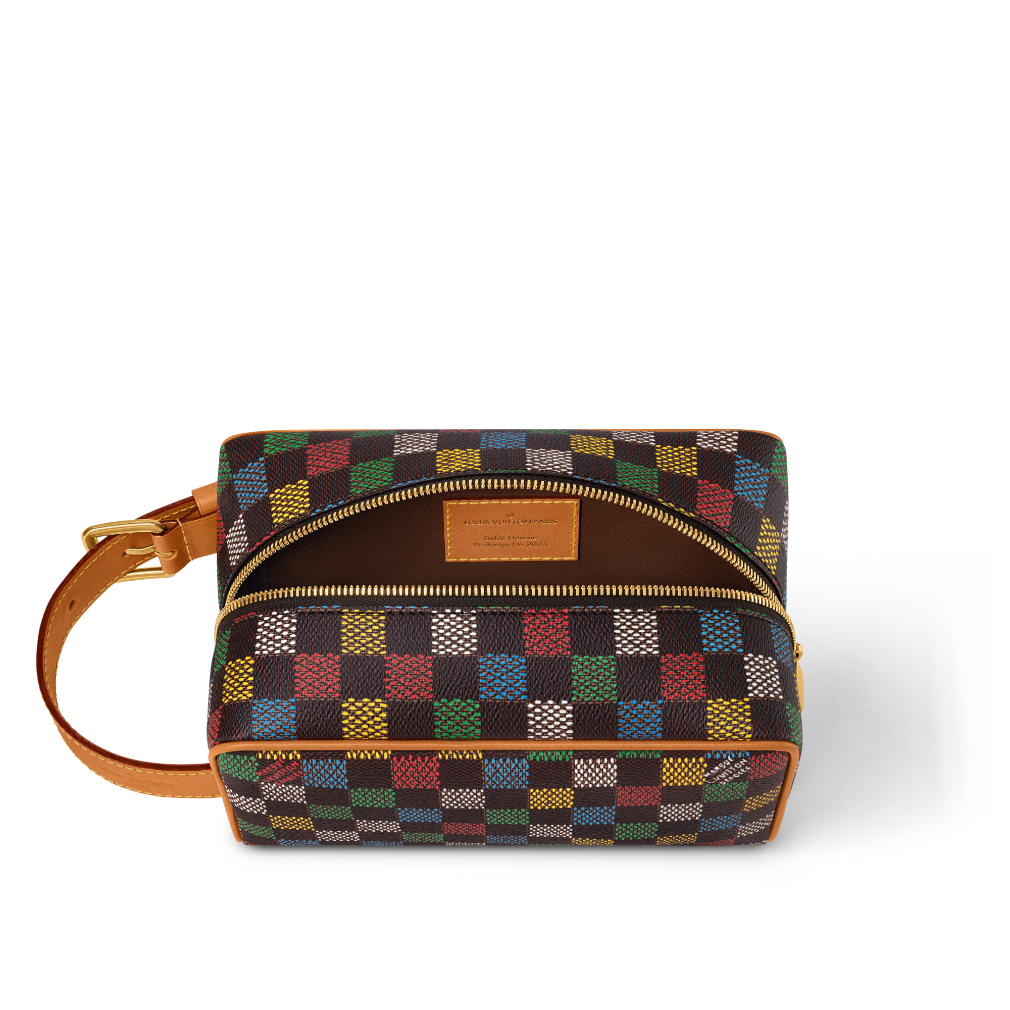 Locker Dopp Kit Damier Ebène 帆布 in 男士