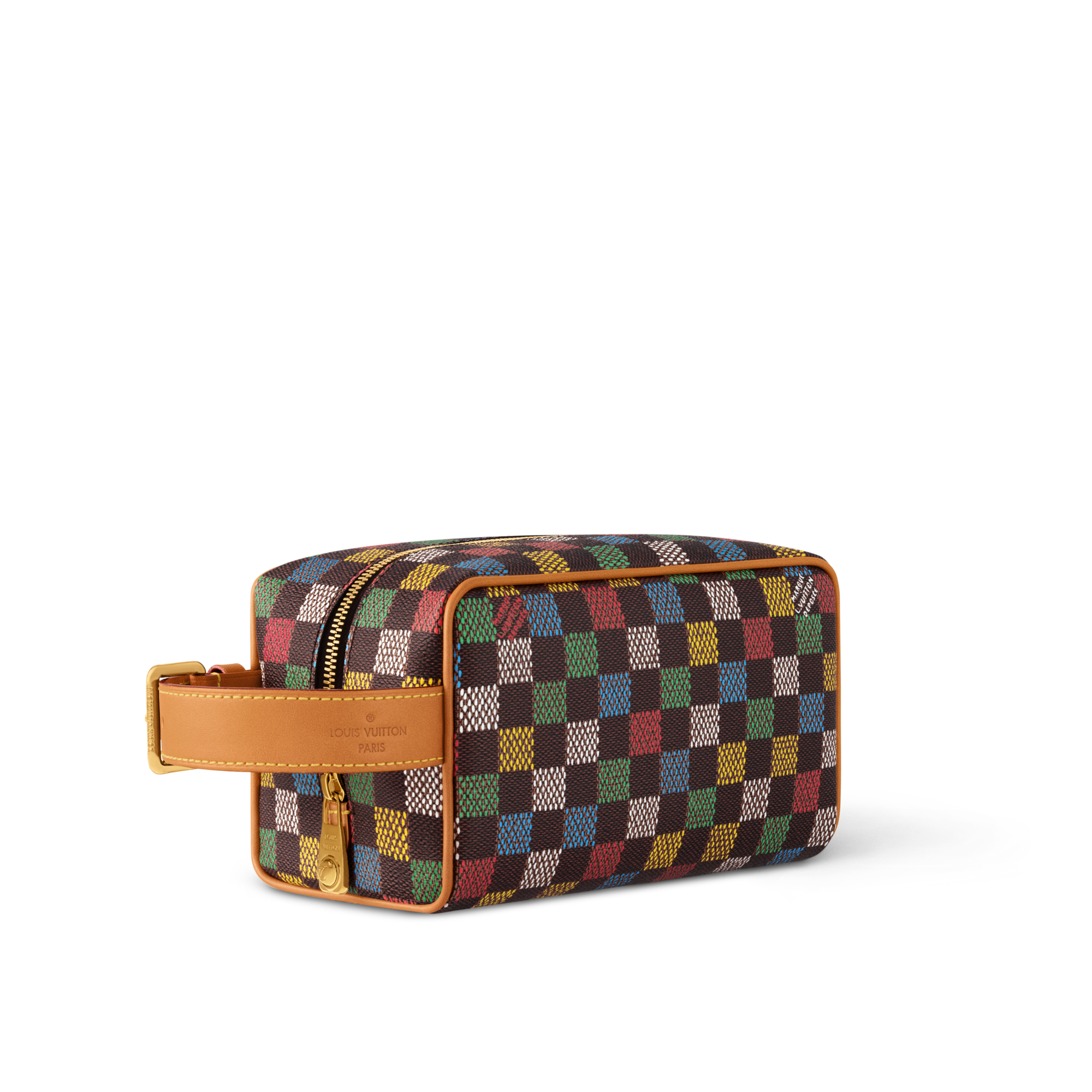 Locker Dopp Kit Damier Ebène 帆布 in 男士