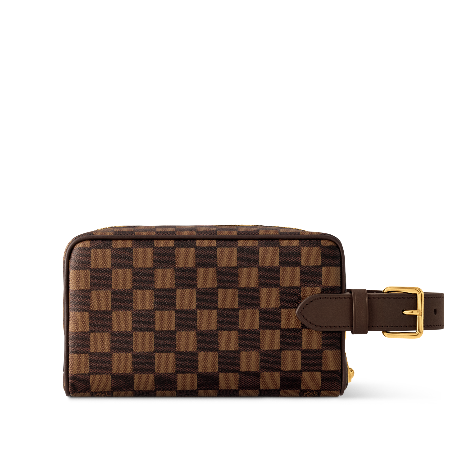 Locker Dopp Kit Damier Ebène Canvas in Men