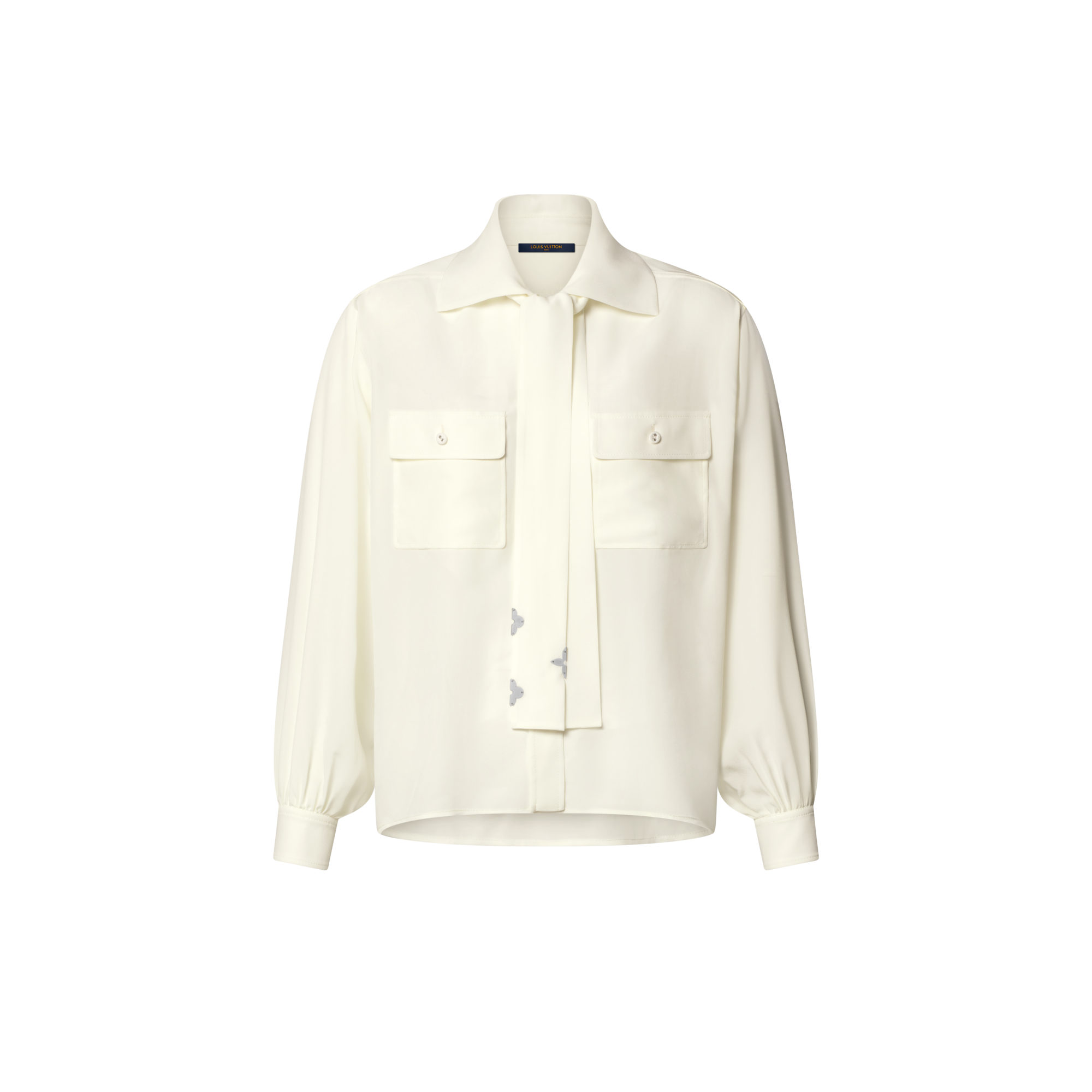 翻蓋口袋 Lavallière 領帶襯衫  in 女士