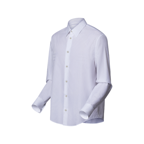 長袖棉質襯衫 in 男士's 時裝系列 襯衫 collections by Louis Vuitton (產品縮放)