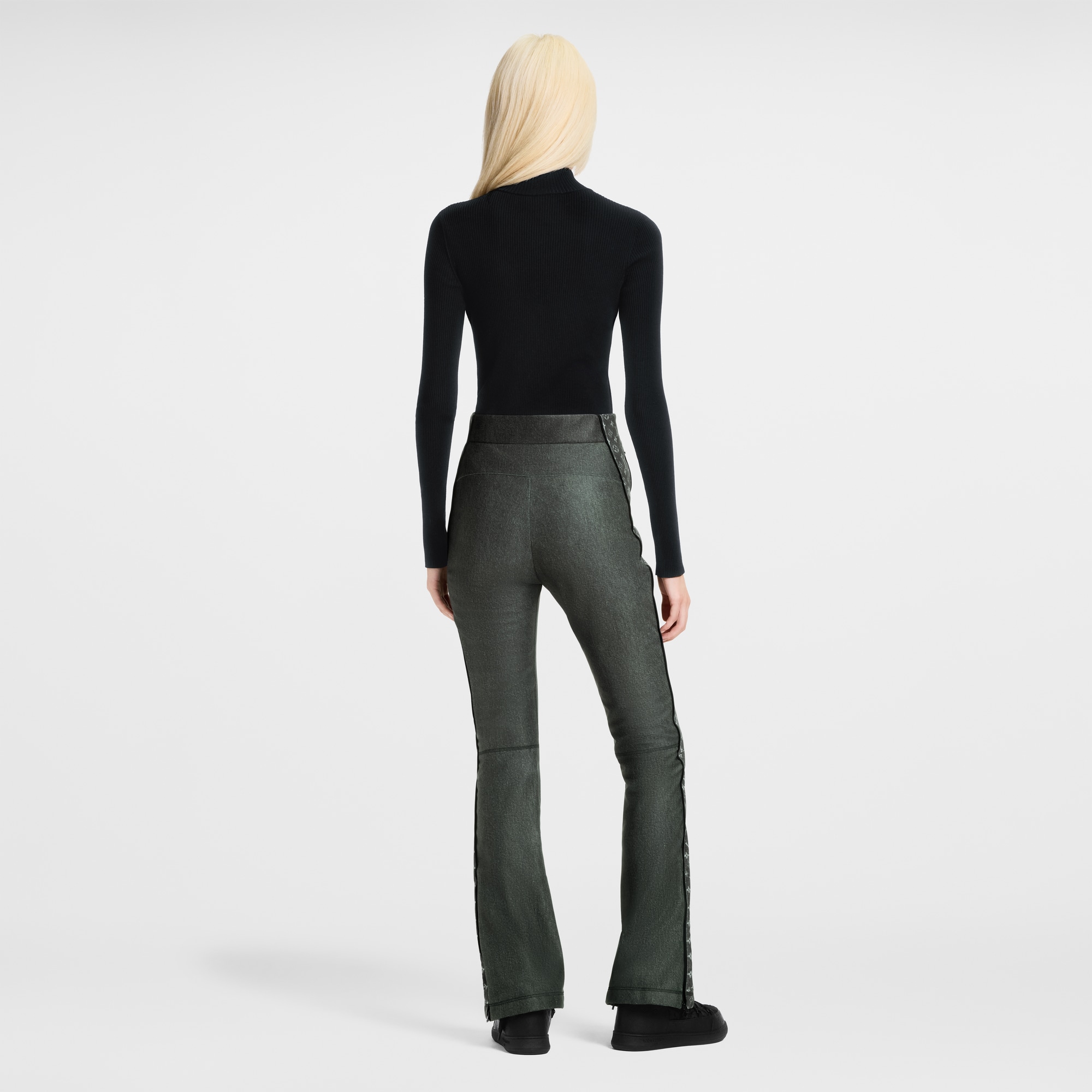 Long-Sleeved Rib-Knit Top  in Women