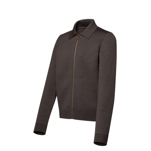LV Blason Embossed Zipped Blouson in Men's Ready to Wear All Ready to Wear collections by Louis Vuitton (Product zoom)