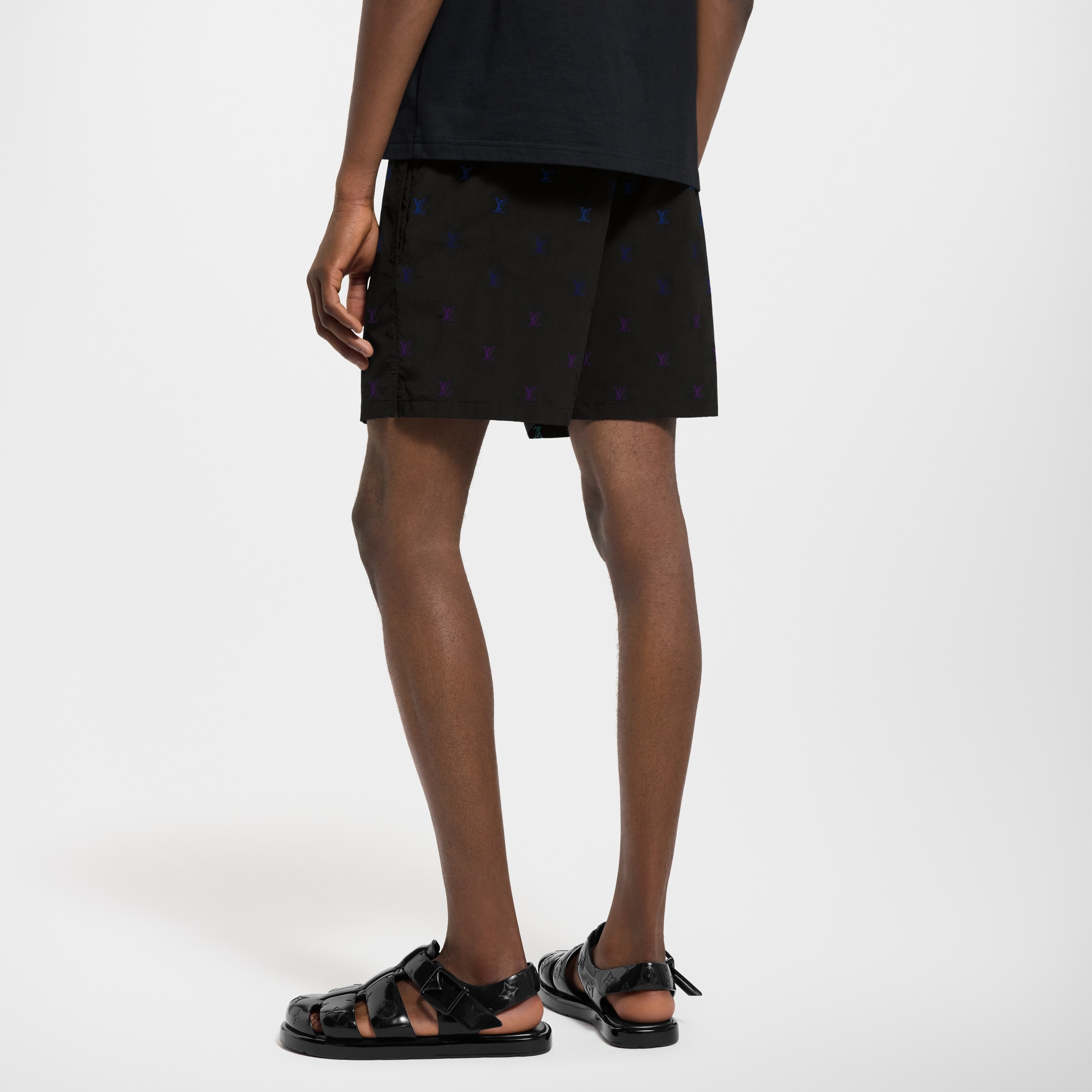 LV Blason Gradient Embroidered Swim Shorts  in Men