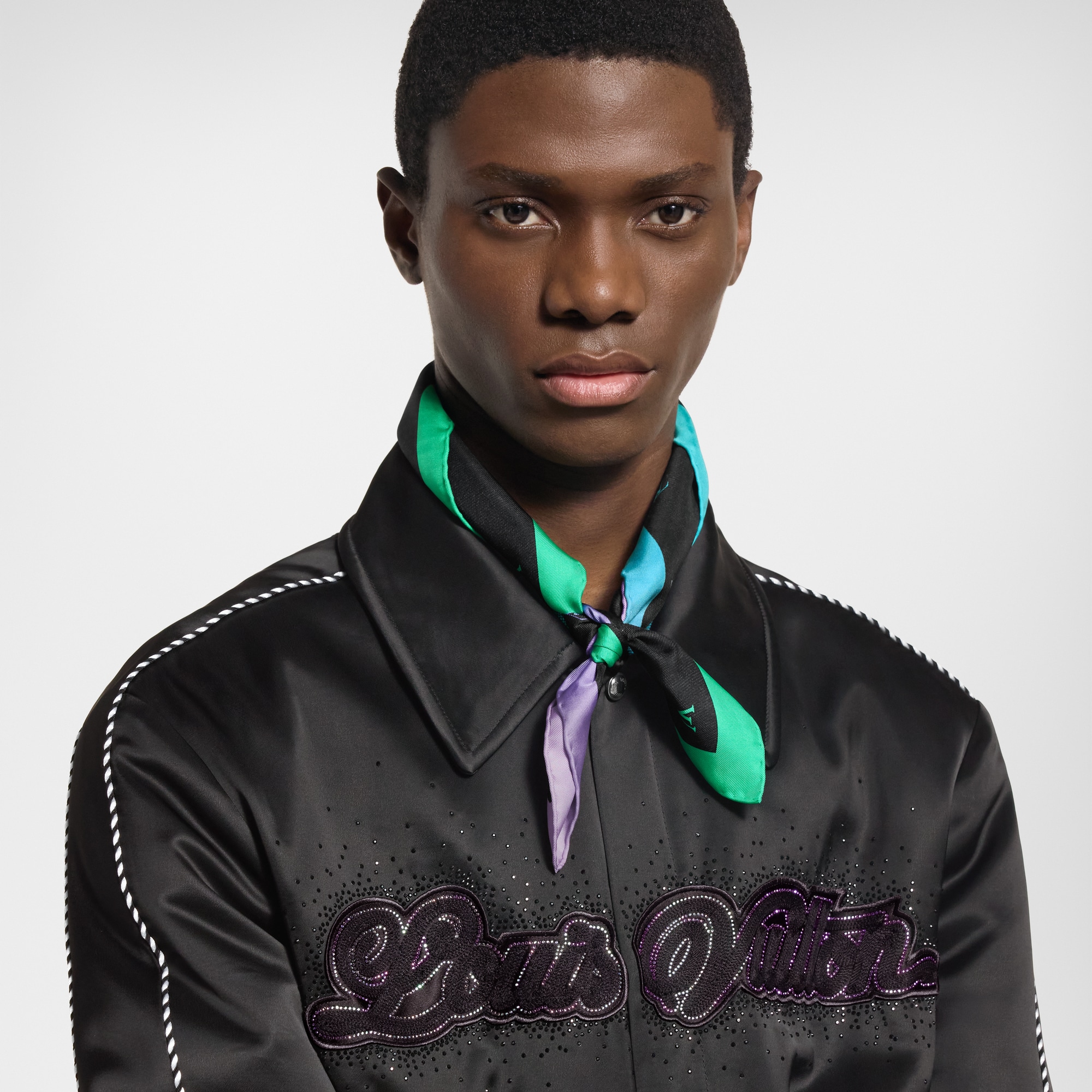 LV Blason Shading Bandana . in Men