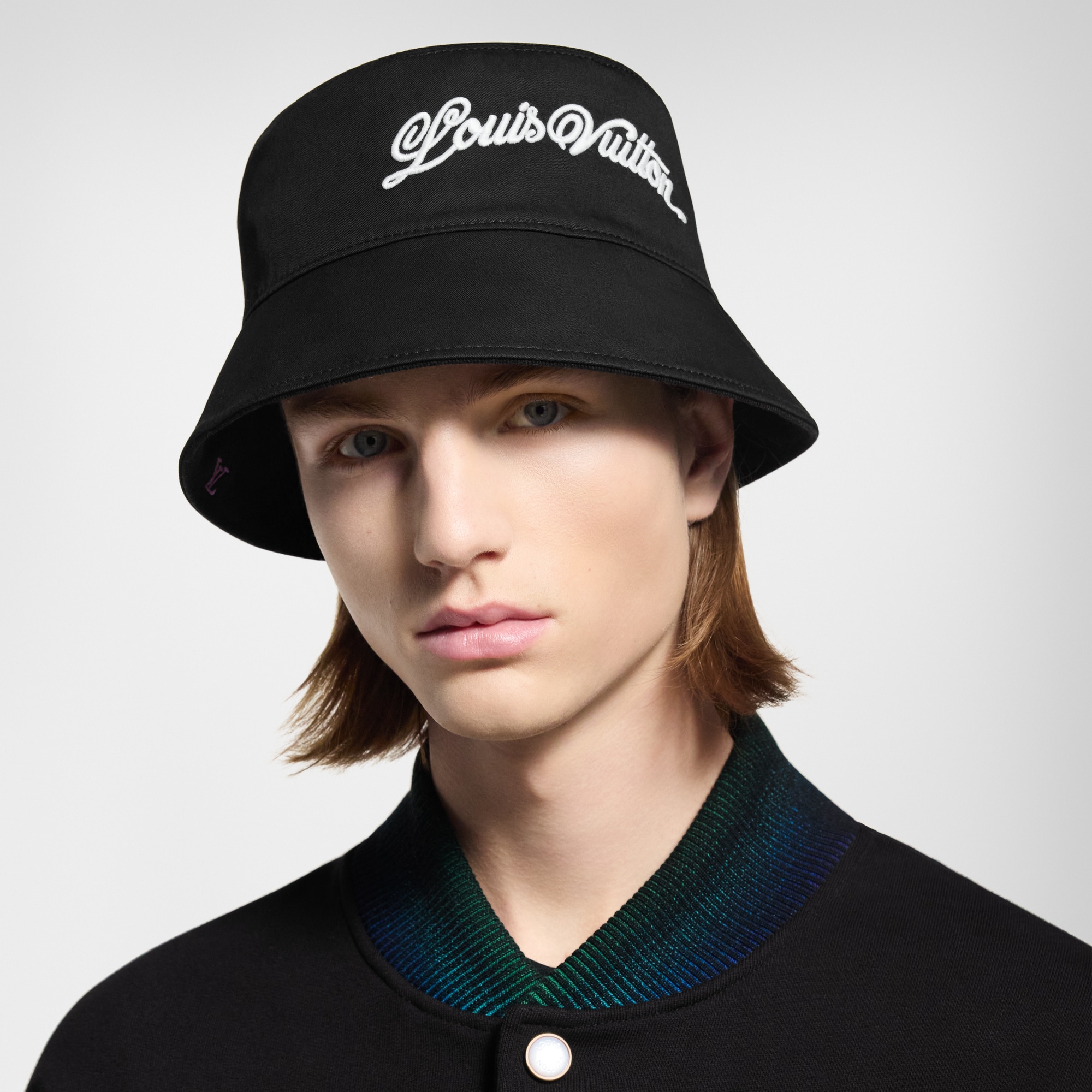 LV Blason Shading Denim 雙面漁夫帽 . in 男士