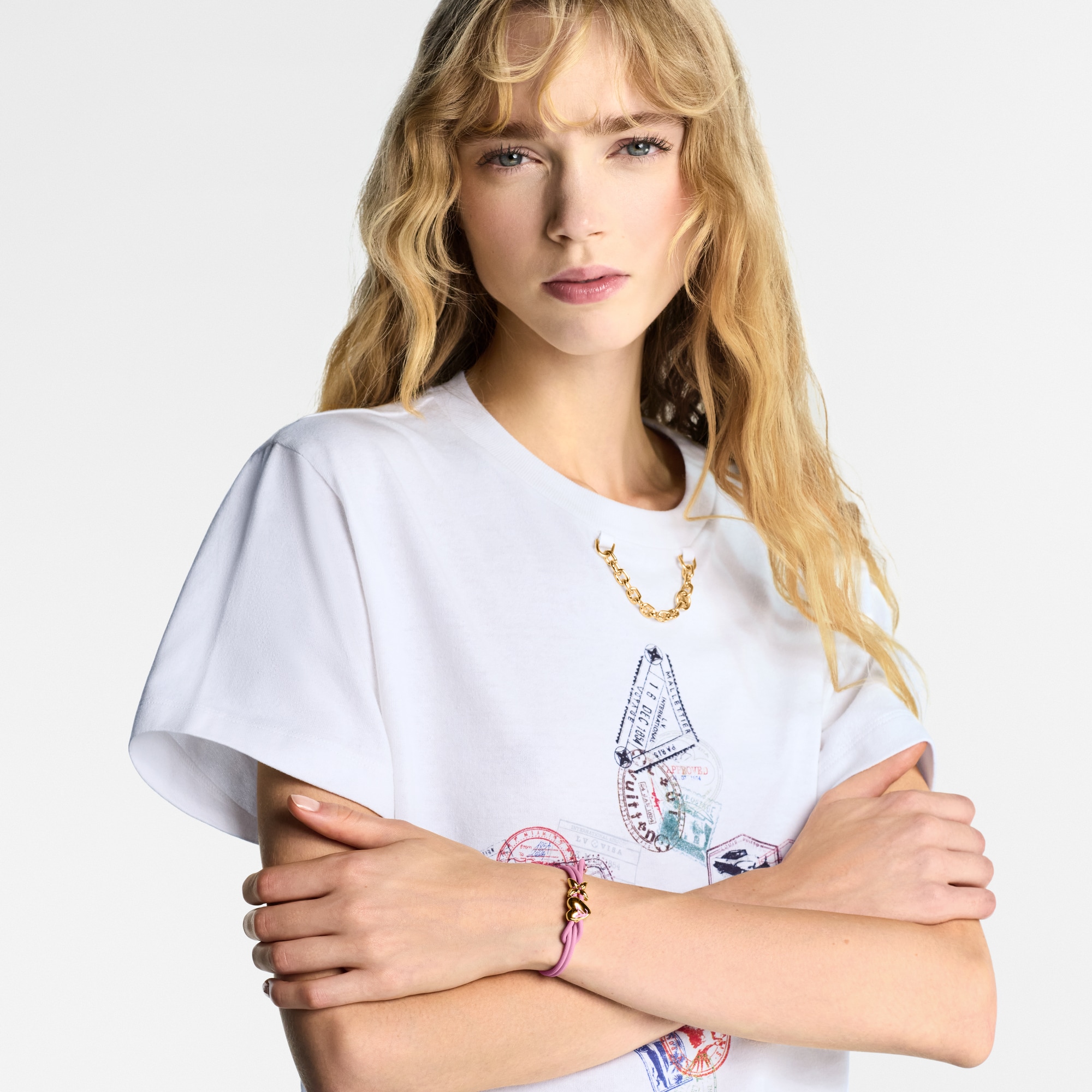 LV Bloom Heart 手環 其他皮革 in 女士