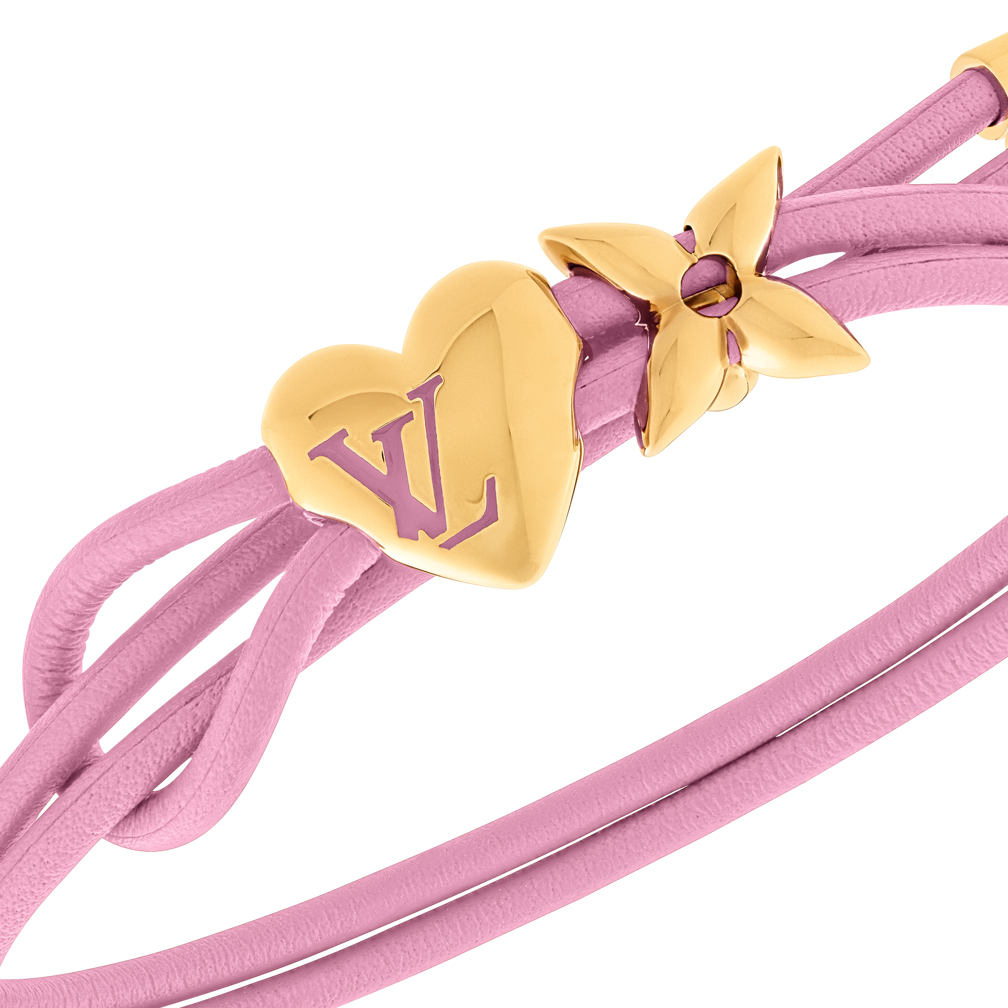 LV Bloom Heart 手環 其他皮革 in 女士