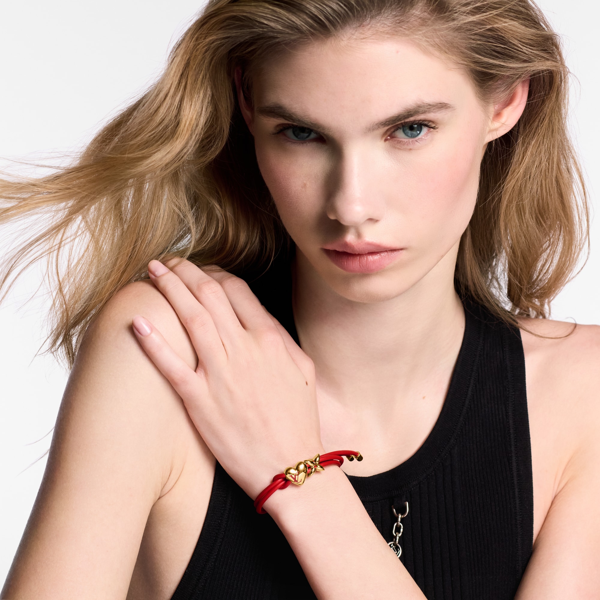 LV Bloom Heart 手環 其他皮革 in 女士