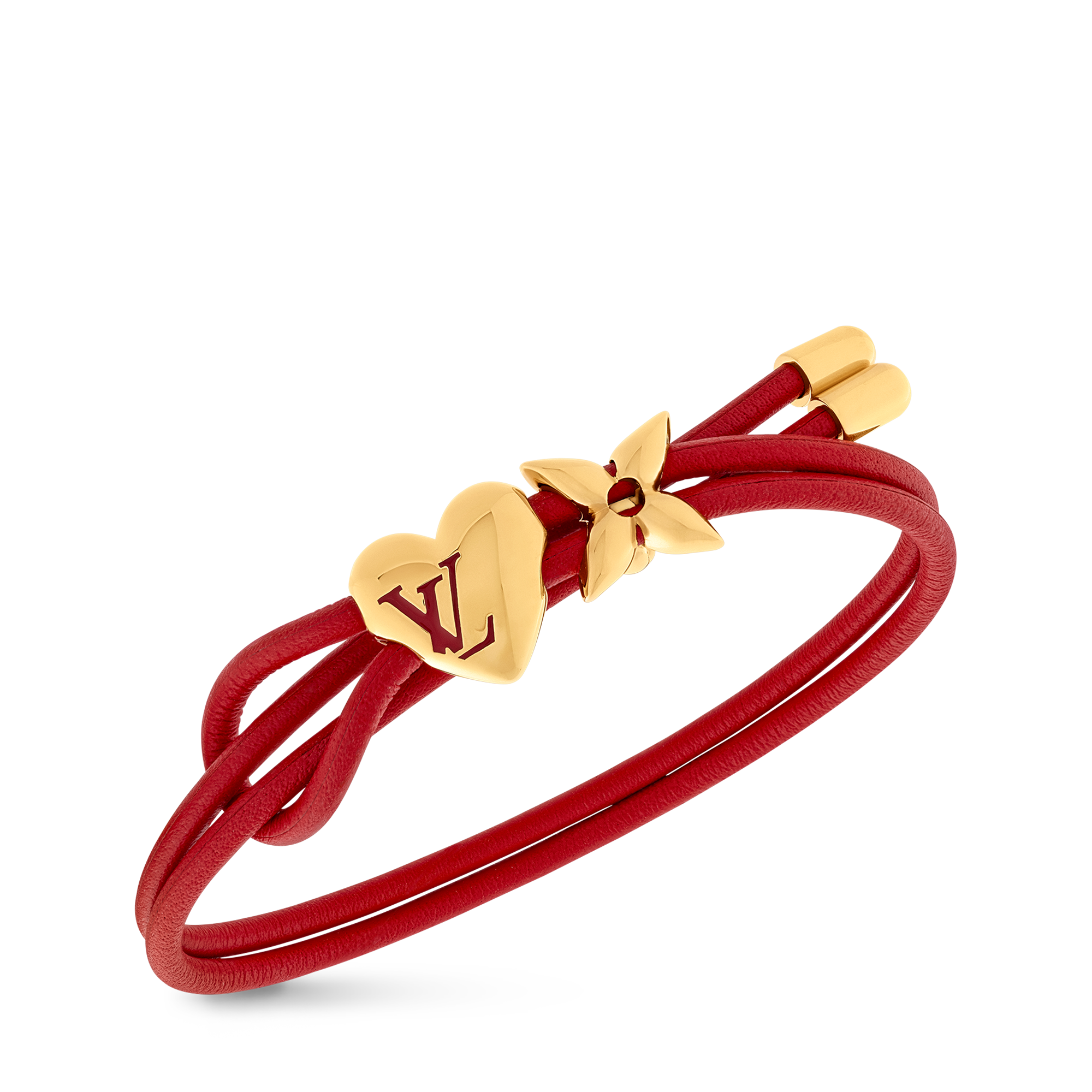 LV Bloom Heart 手環 其他皮革 in 女士