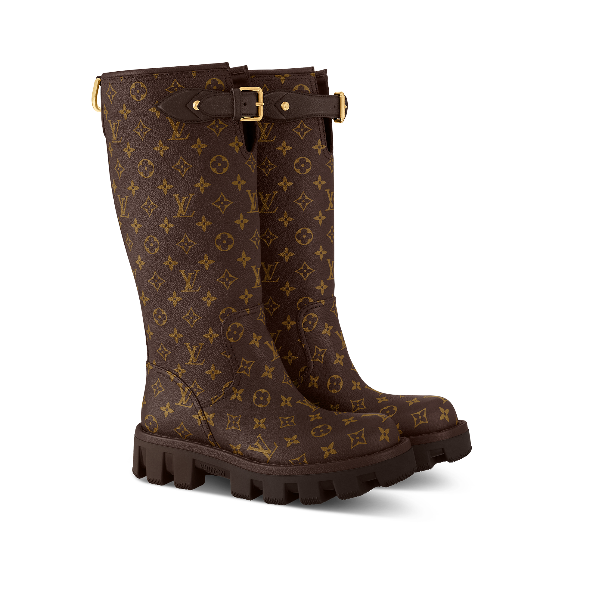 LV Checker High Boot  in Men