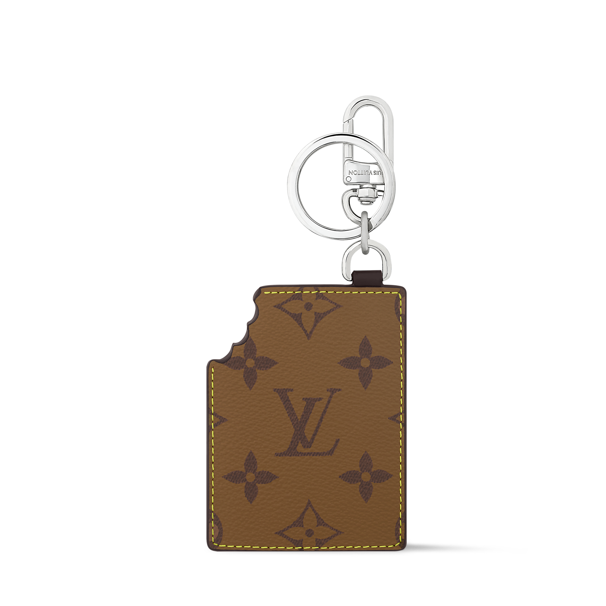 LV Chocolate Bar Key Holder and Bag Charm . in Men
