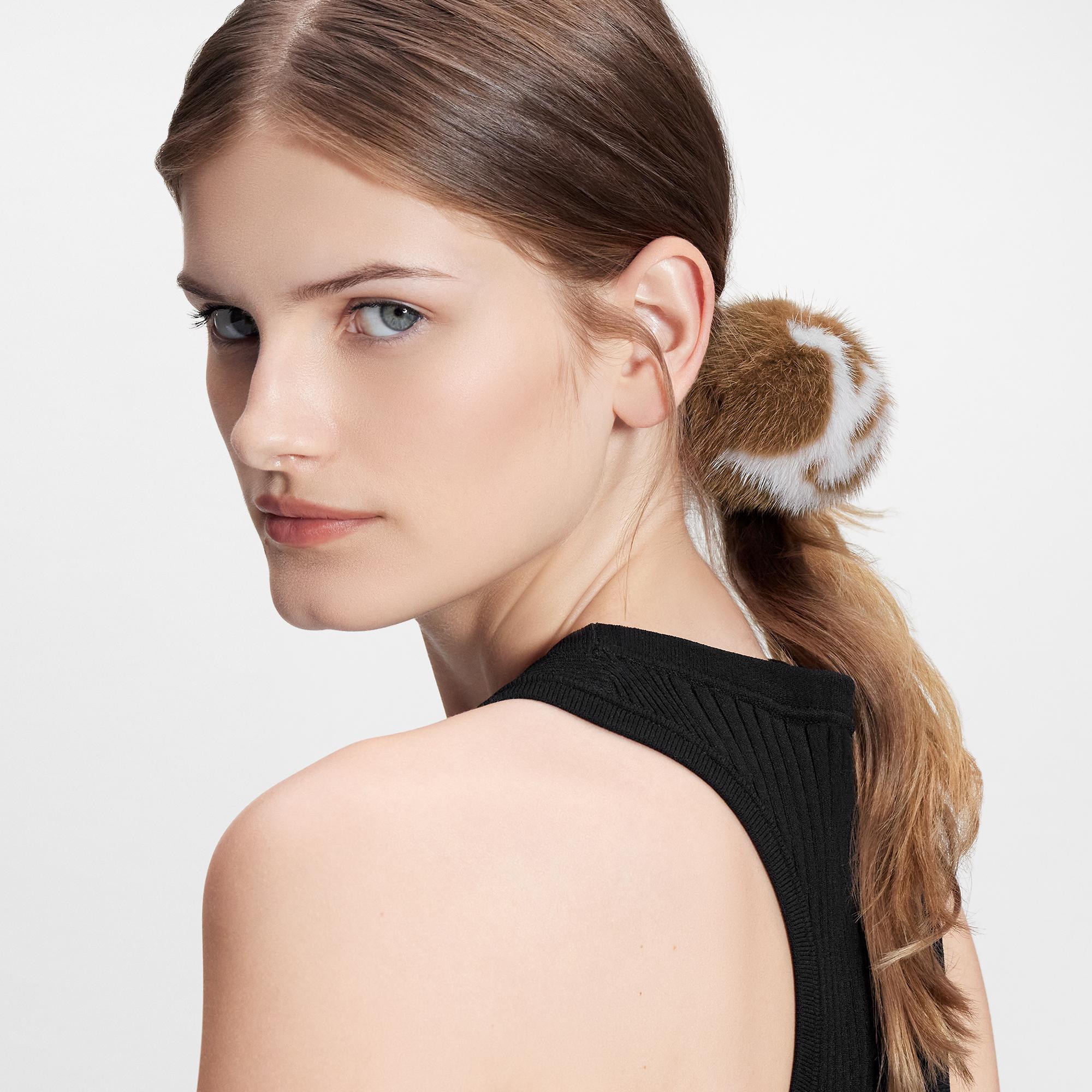 LV Cosy Mink Fur Elastic 束髮圈 . in 女士