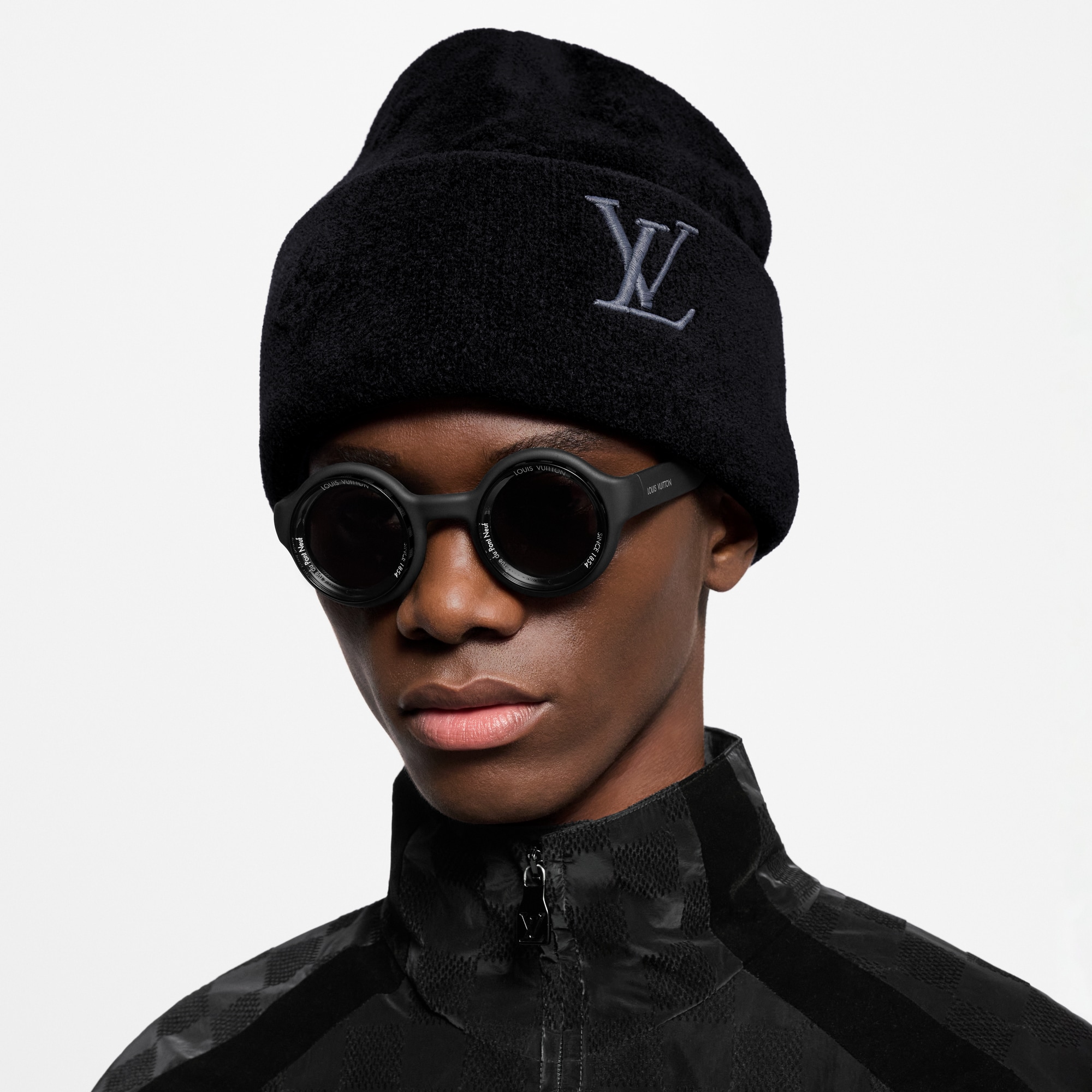 LV Crush Monogram Beanie . in Men