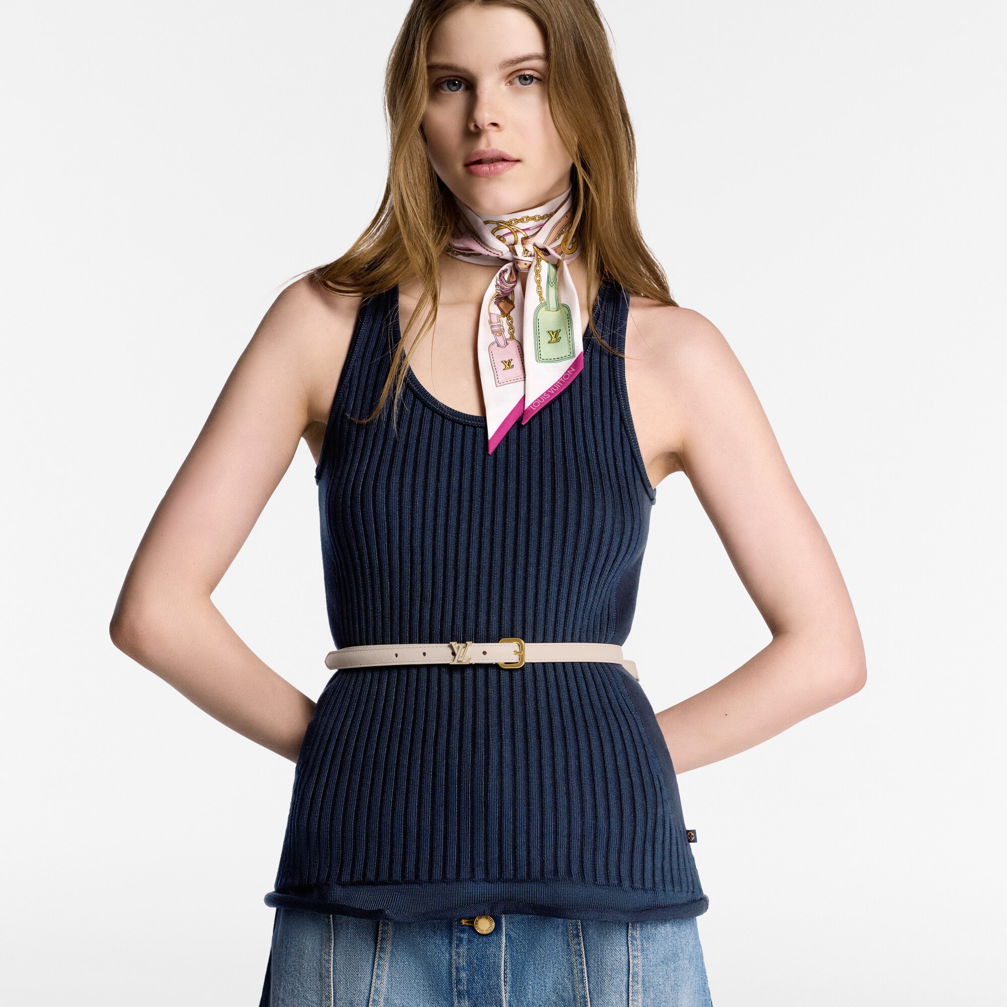 LV Darling Ard 15mm Belt  in Women