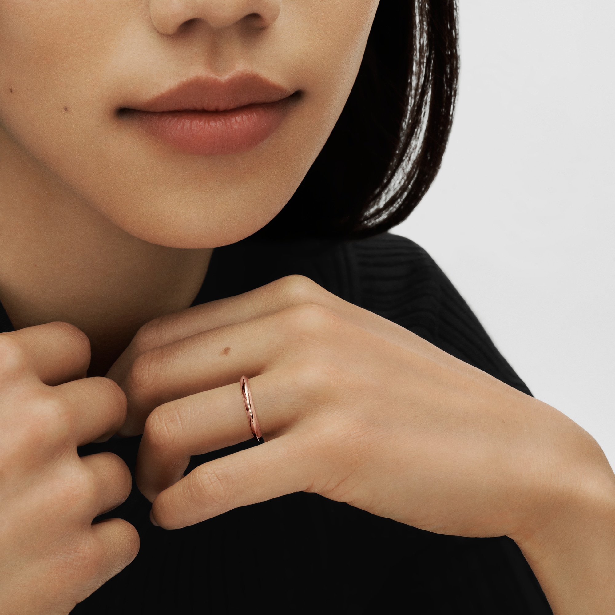 LV Diamonds 2.5毫米結婚戒指 - 配玫瑰K金  in 珠寶系列