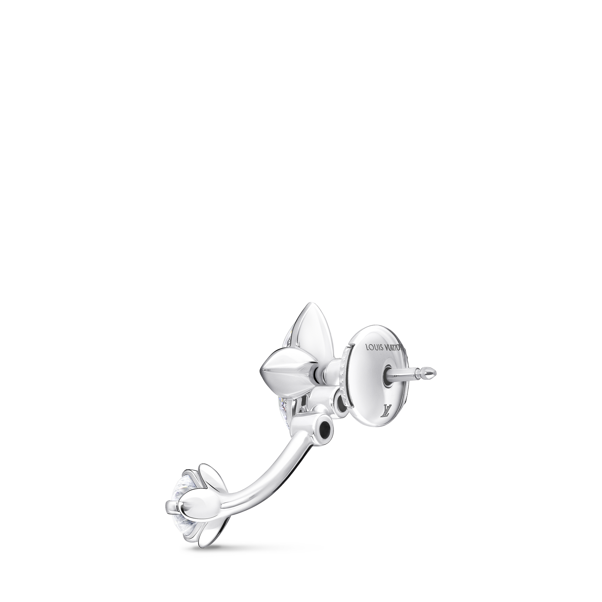 LV Diamonds Double Stud, Round Brilliant cut - per unit  in Jewellery