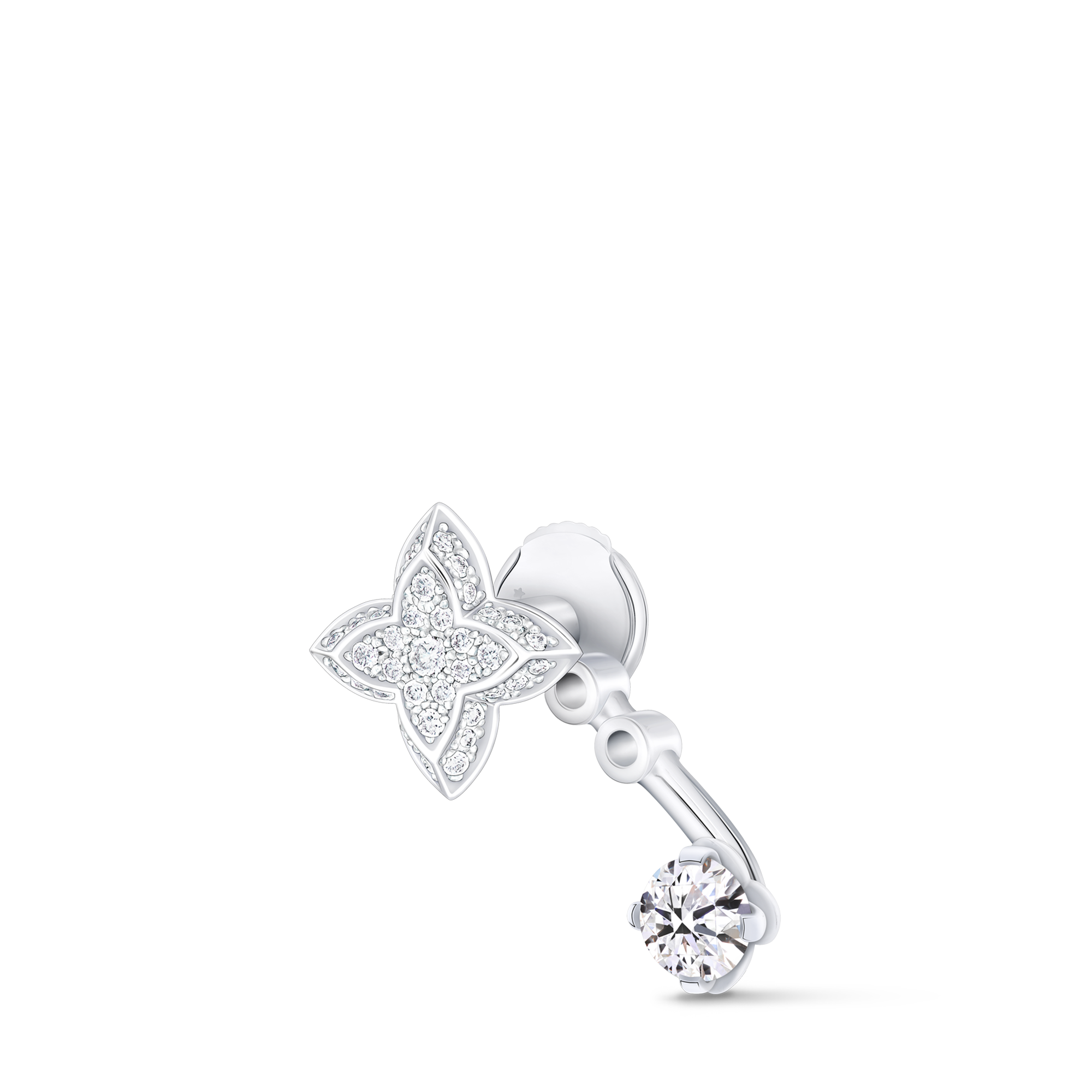 LV Diamonds Double Stud, Round Brilliant cut - per unit  in Jewellery