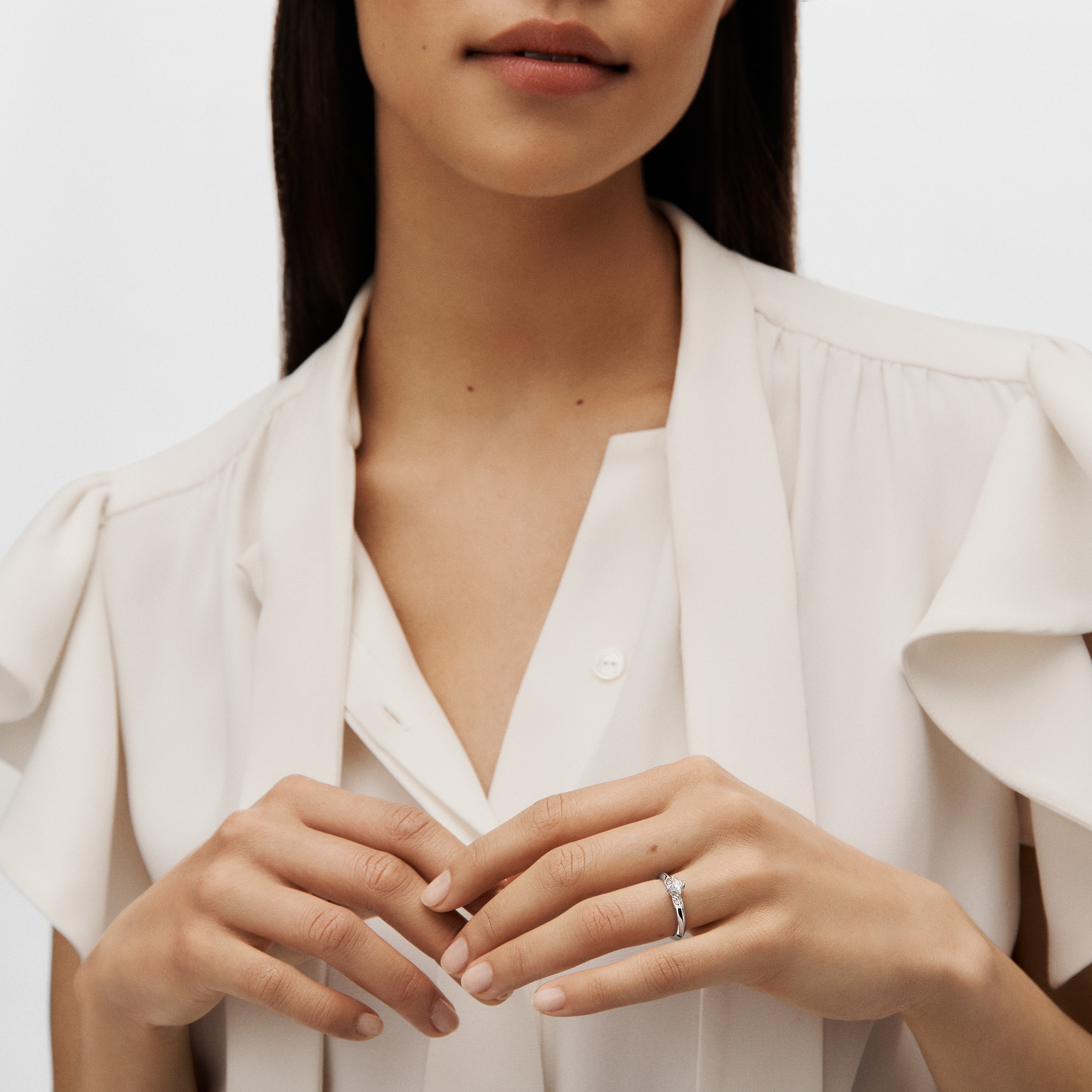 LV Diamonds Solitaire 戒指 - 配 LV Monogram Star 切割鑽石  in 珠寶系列