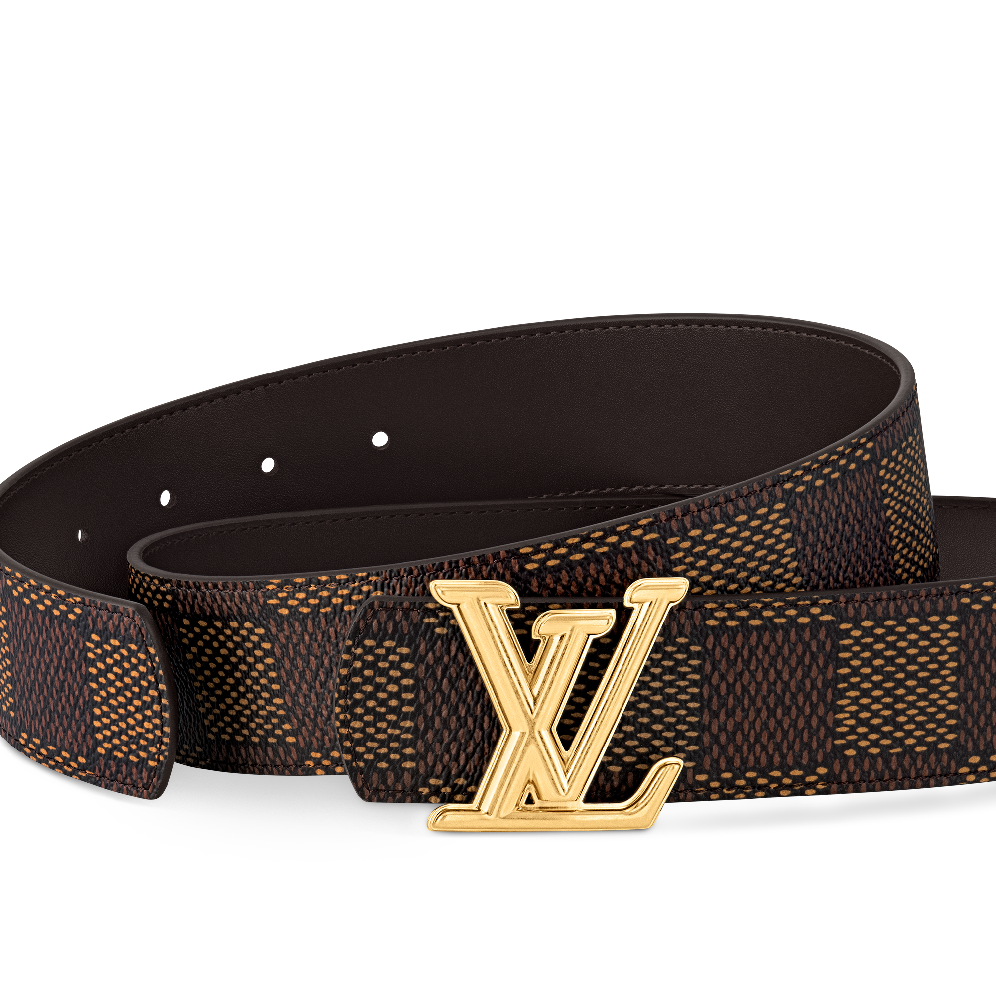 LV Dimension 40mm Reversible Belt Damier Graphite Canvas in Men