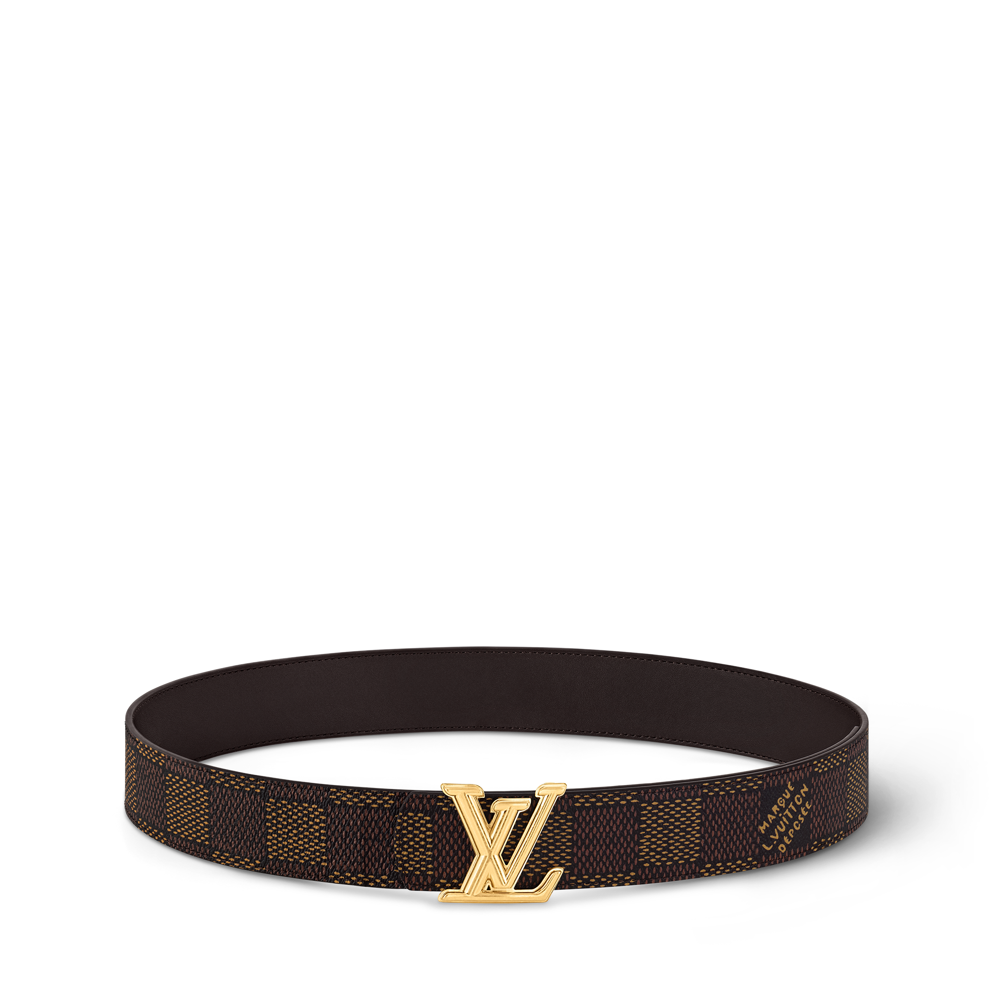 LV Dimension 40mm Reversible Belt Damier Graphite Canvas in Men