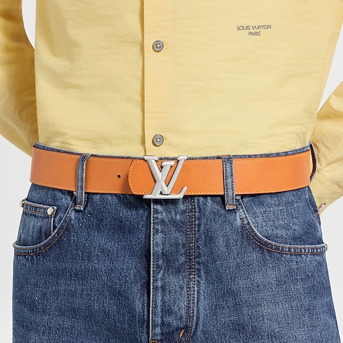 LV Dimension Monogram Reflective Denim 40mm Reversible Belt Monogram Denim in Men's Accessories Belts collections by Louis Vuitton (Product zoom)