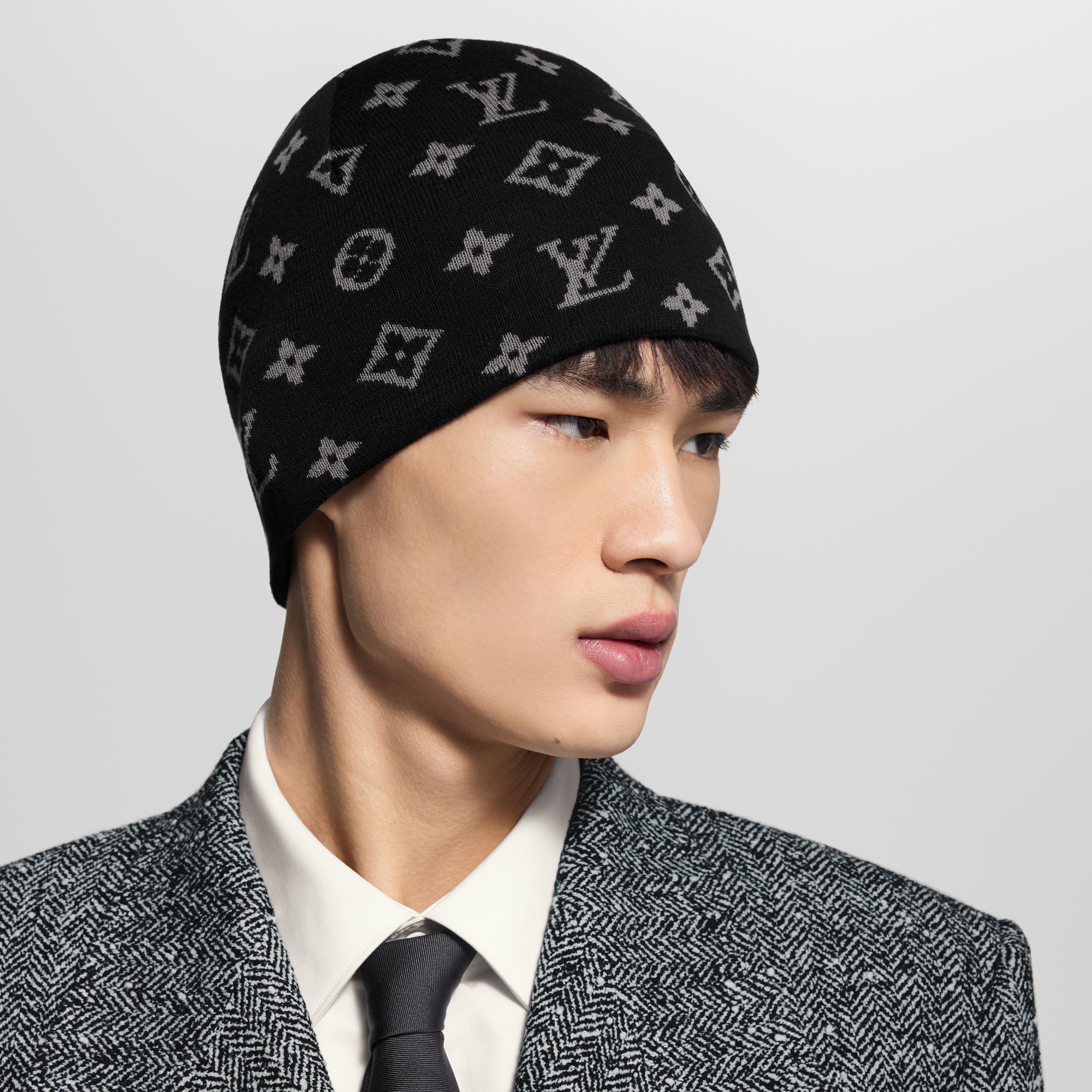 LV Fit Monogram Beanie . in Men