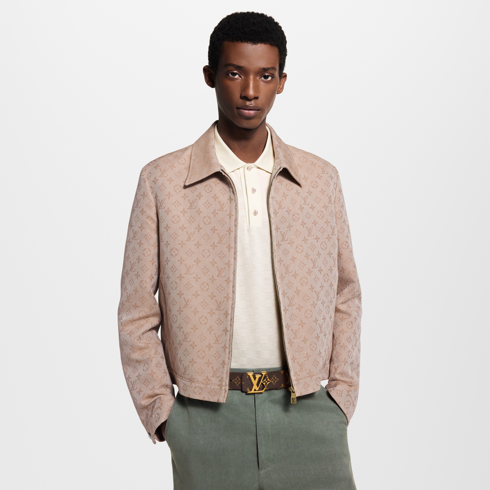 LV Flower 40毫米雙面皮帶  in 男士