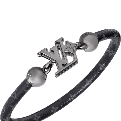 LV Flower Bracelet Monogram Eclipse Canvas in Men's Fashion Jewellery Bracelets for Men collections by Louis Vuitton (Product zoom)