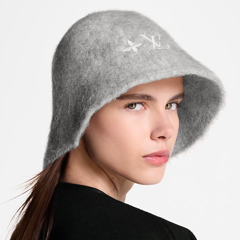 LV Fluffy Hat . in Women's Accessories Hats and Gloves collections by Louis Vuitton (Product zoom)