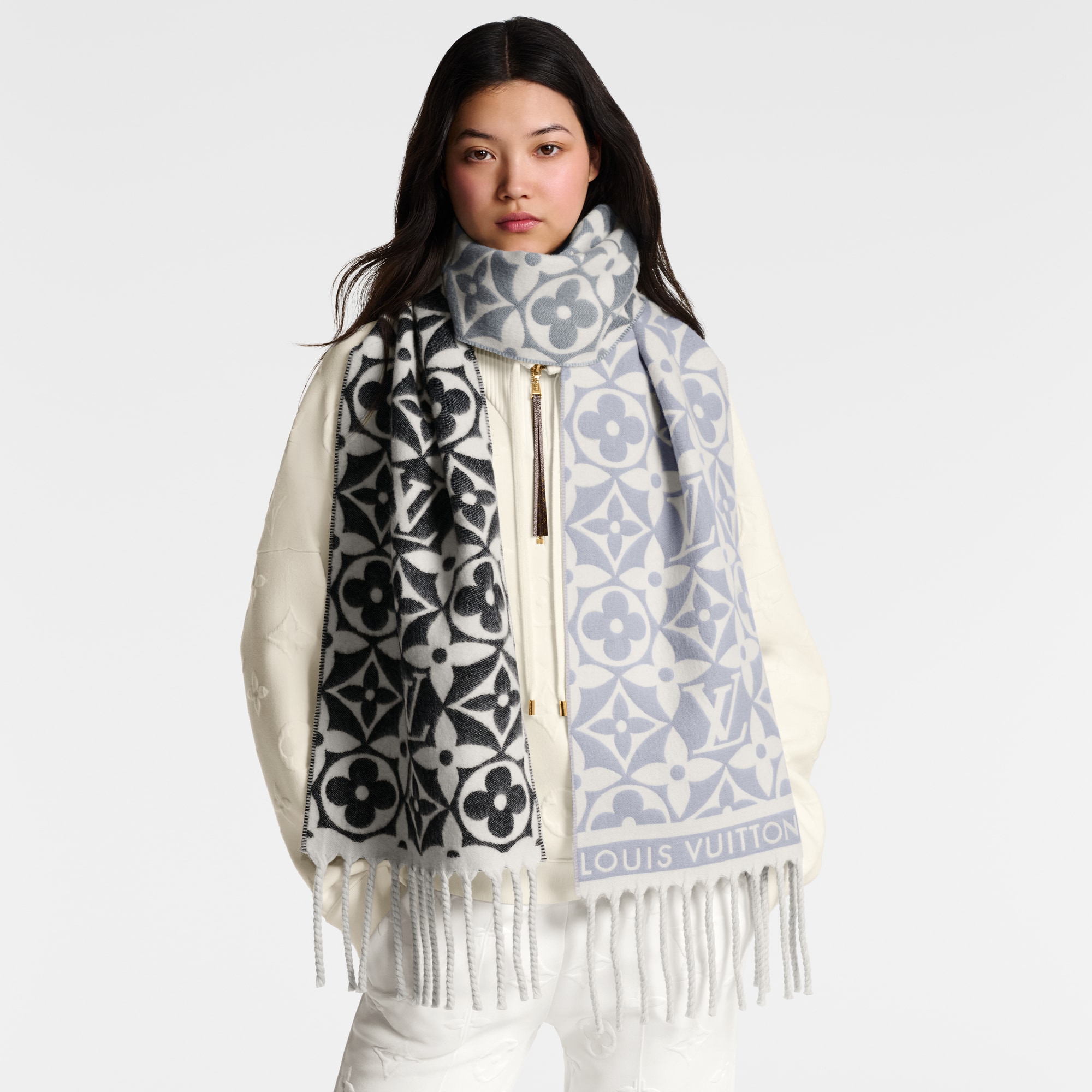 LV Frosty Gradient Scarf . in Women
