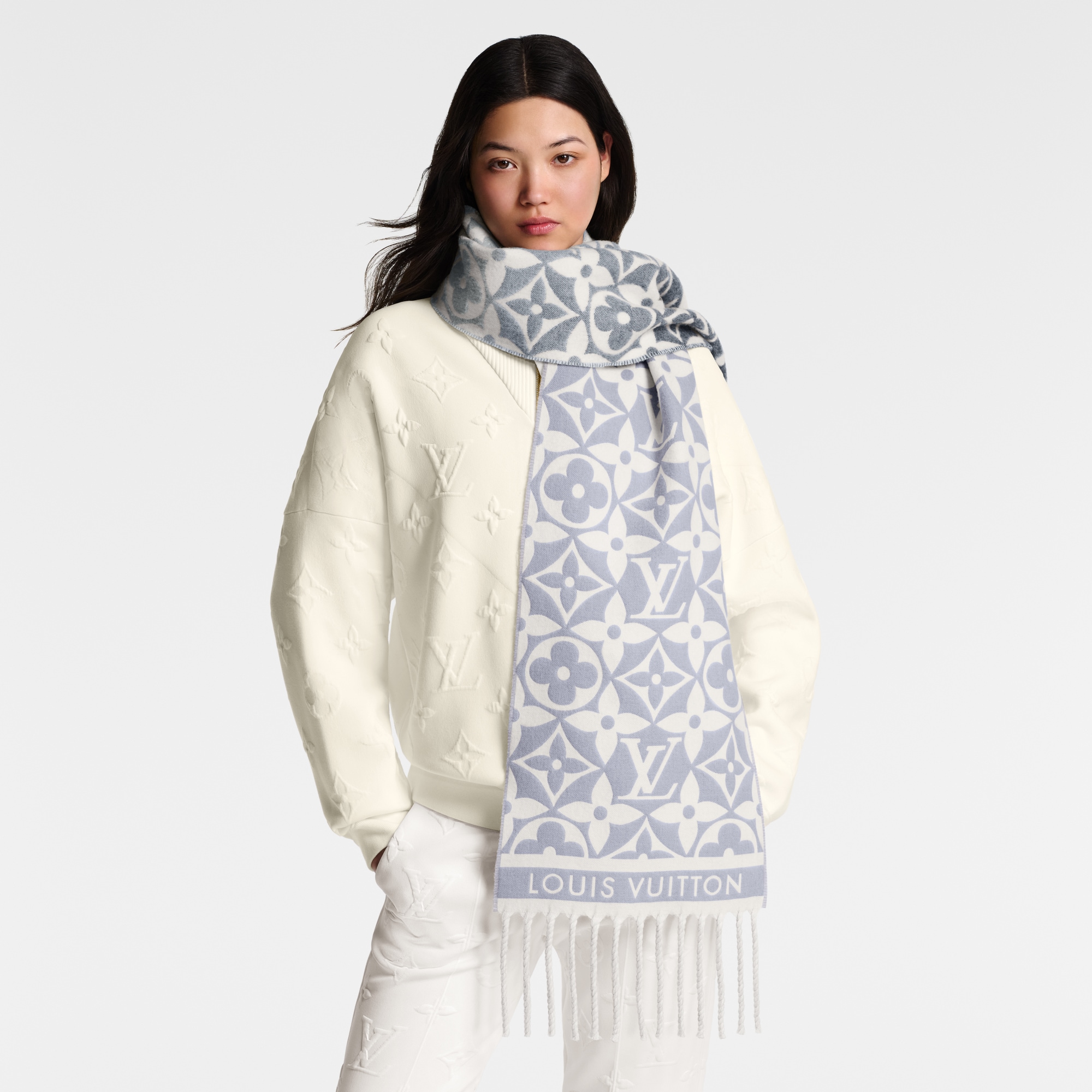 LV Frosty Gradient Scarf . in Women
