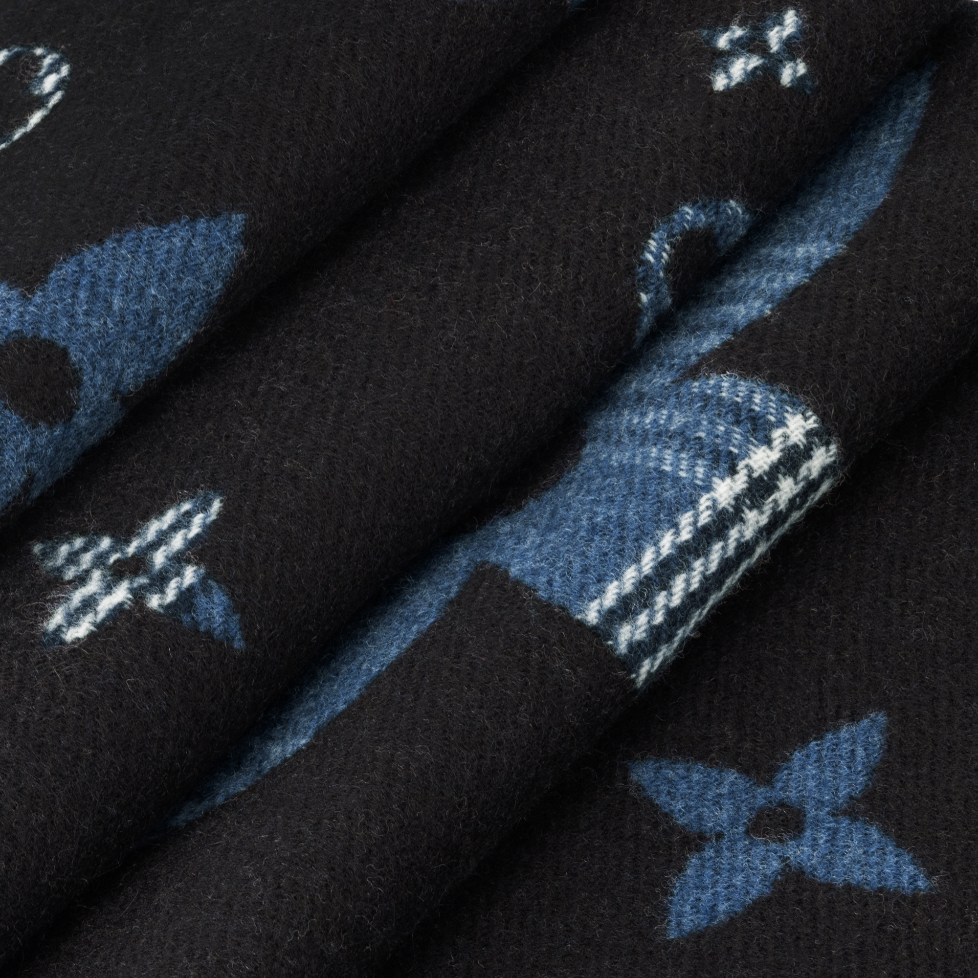 LV Galaxy Tartan Scarf . in Men