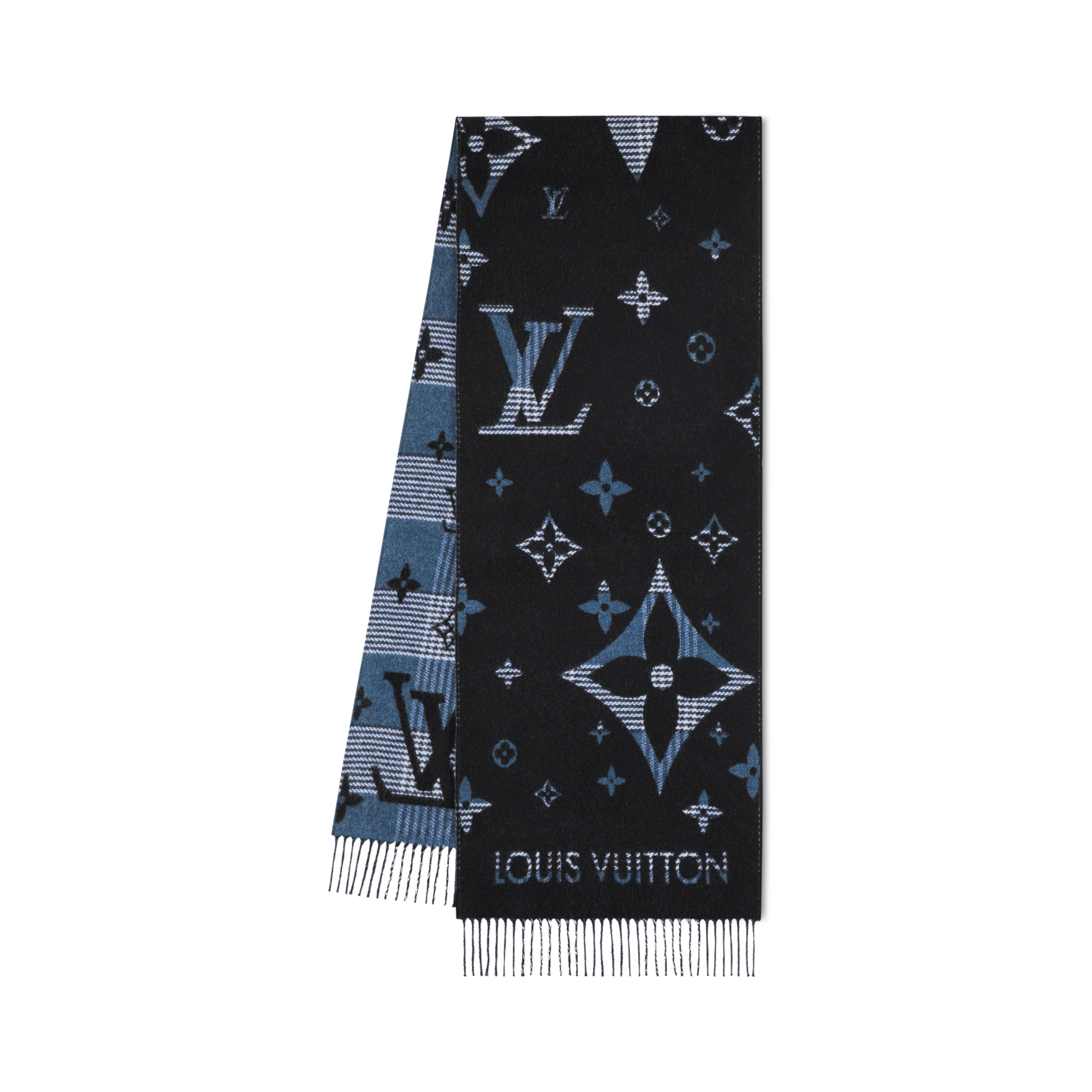 LV Galaxy Tartan Scarf . in Men