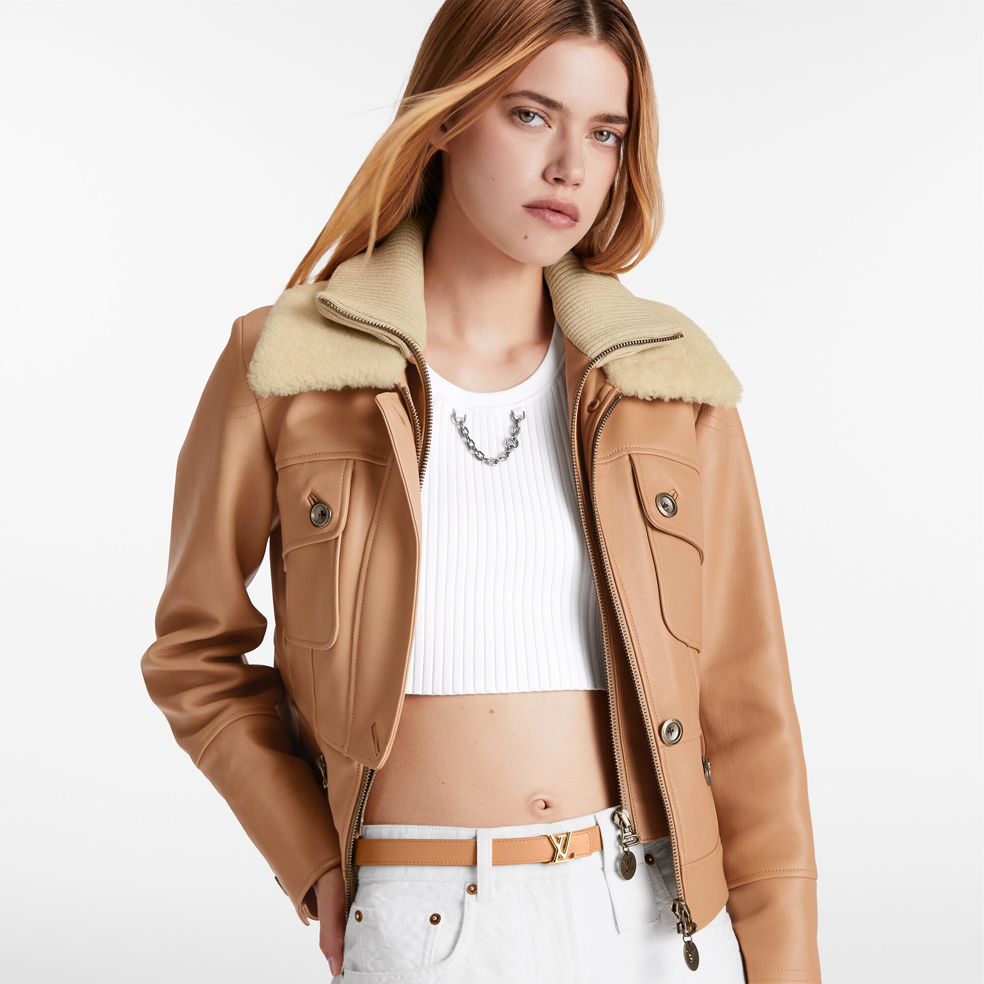 LV Iconic 20毫米雙面皮帶 Monogram 帆布 in 女士