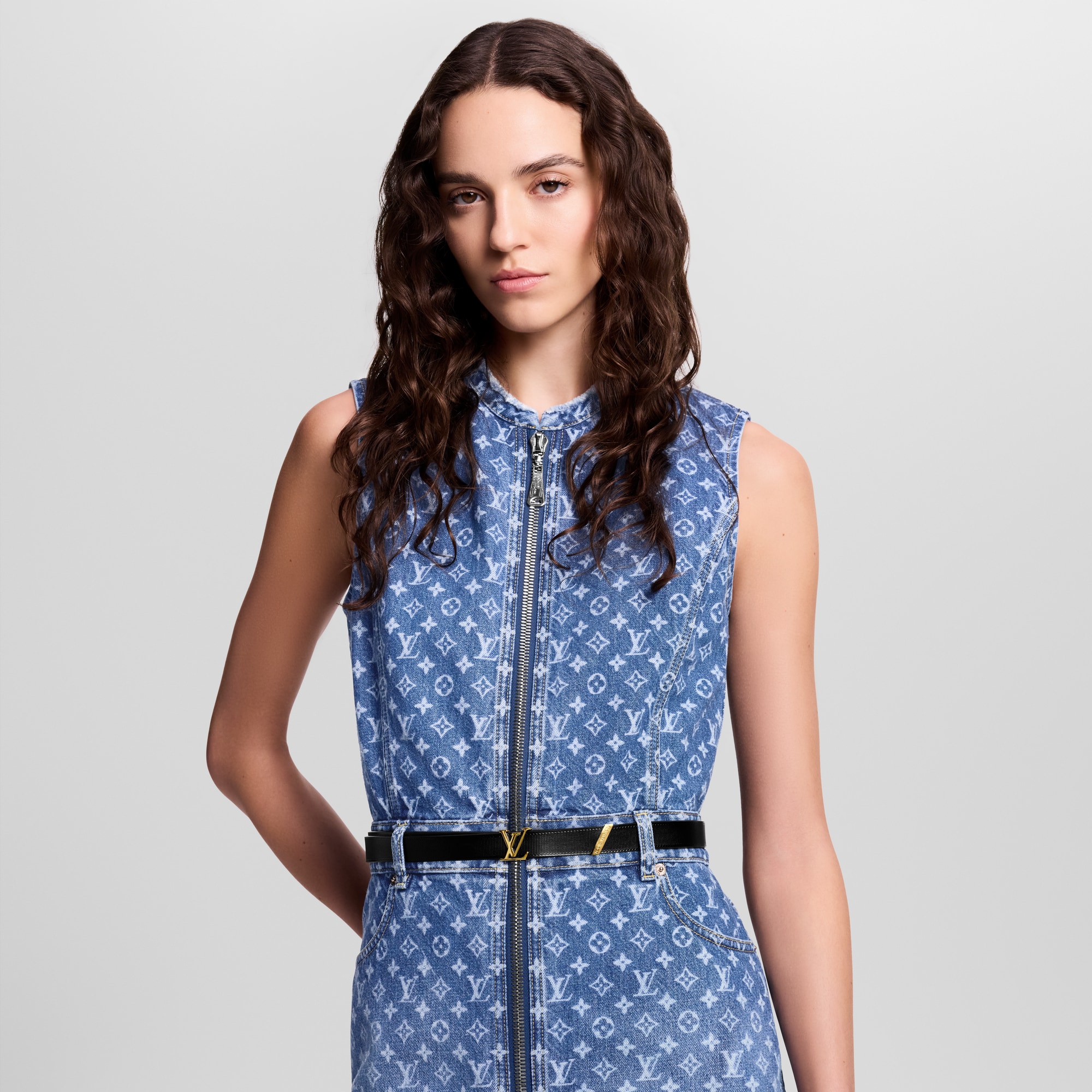 LV Initiales 20毫米皮帶 其他皮革 in 女士