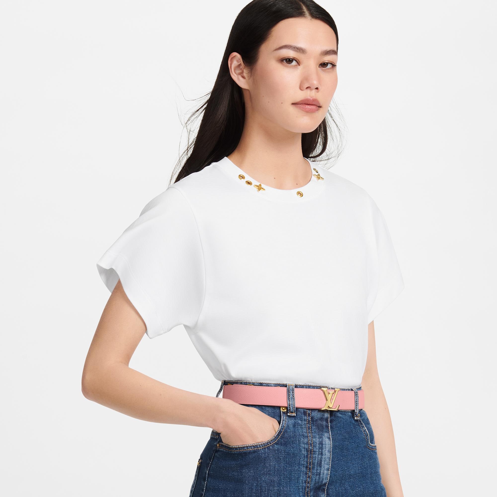 LV Initiales 30毫米雙面皮帶 Monogram 帆布 in 女士