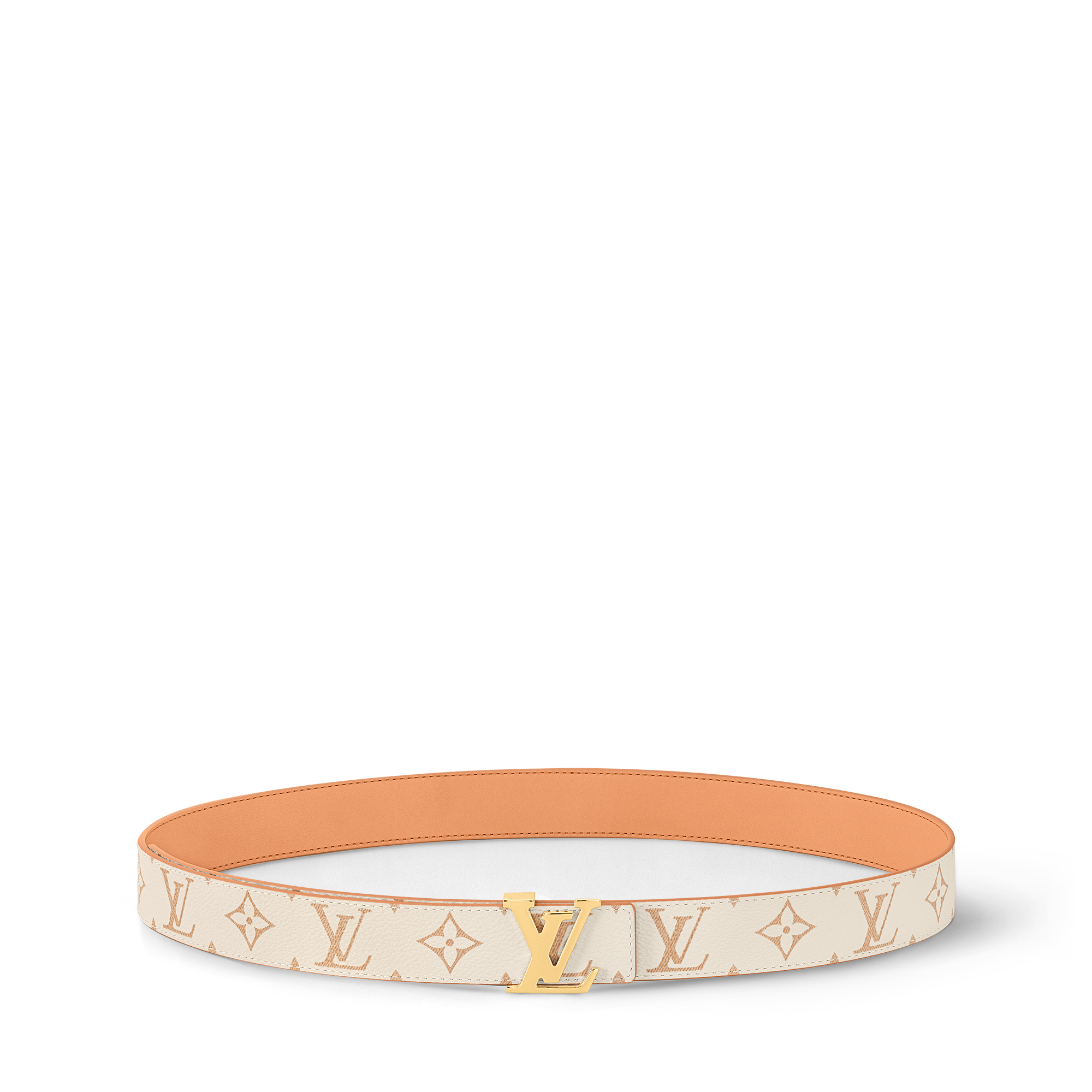 LV Iconic 30毫米雙面皮帶 Monogram Empreinte 皮革 in 女士