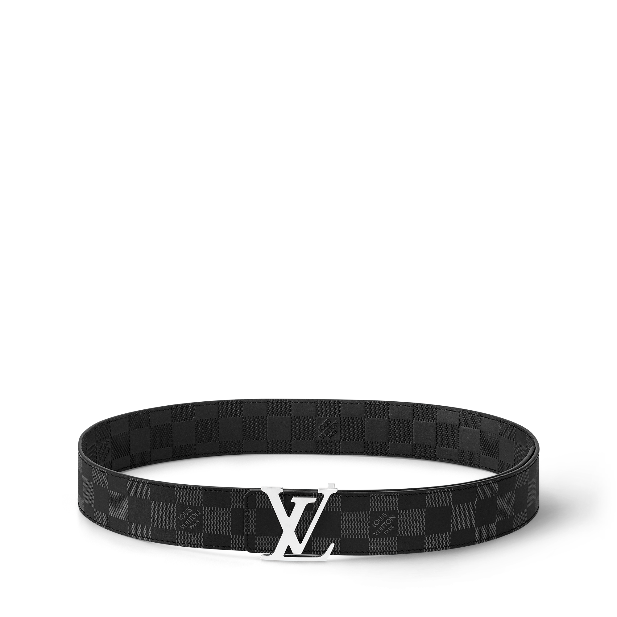 LV Initiales 40毫米雙面皮帶 Damier Infini 皮革 in 男士