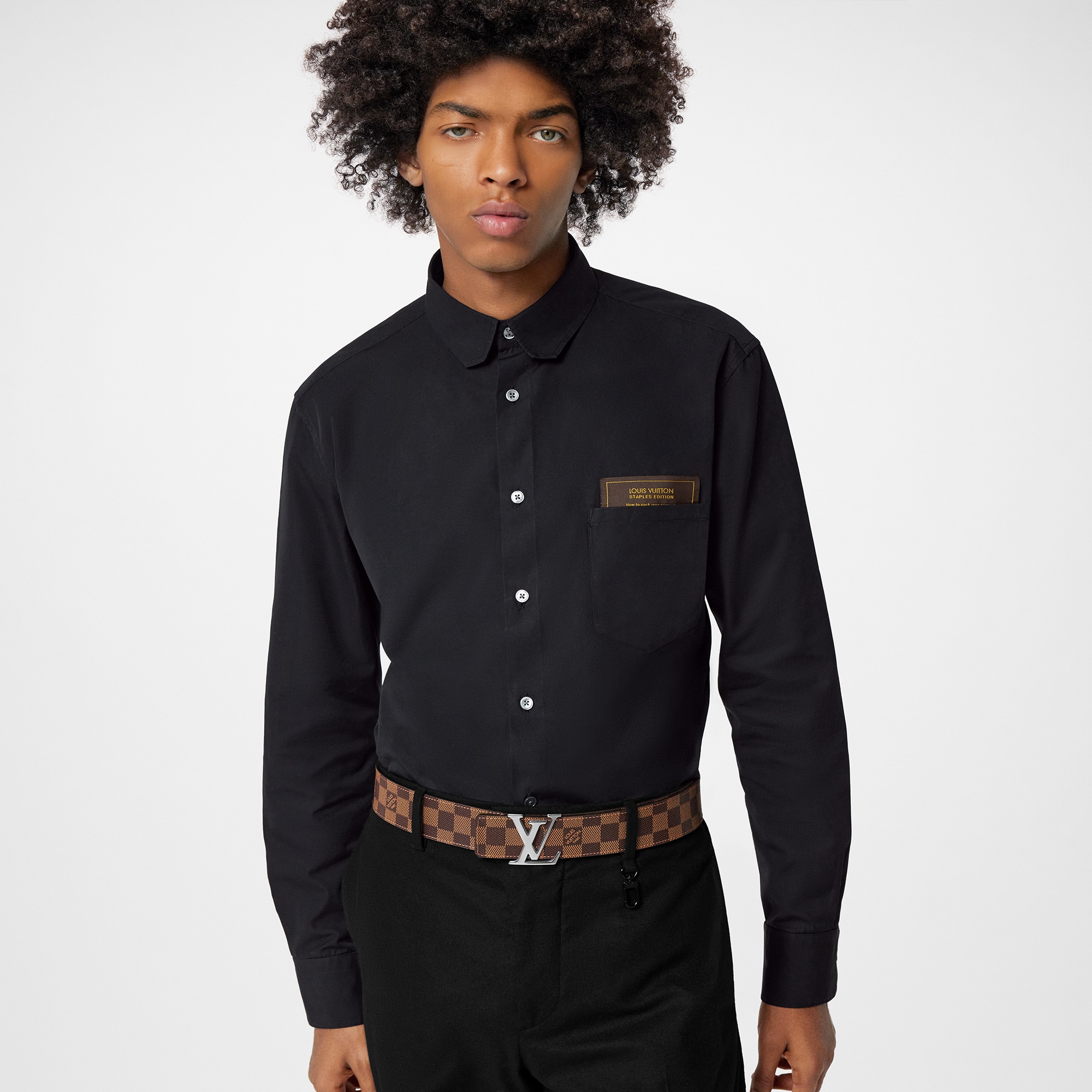 LV Initiales 40MM Reversible Belt Damier Graphite Canvas in Men