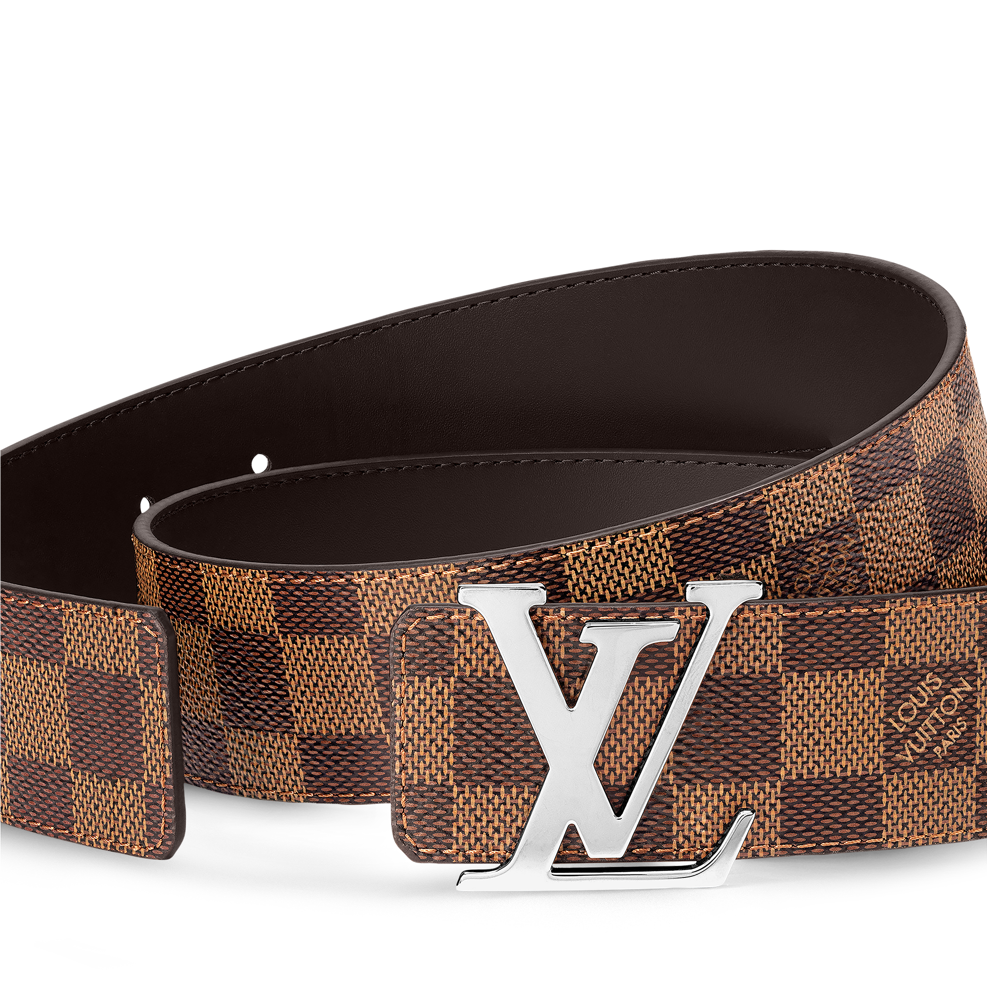 LV Initiales 40MM Reversible Belt Damier Graphite Canvas in Men