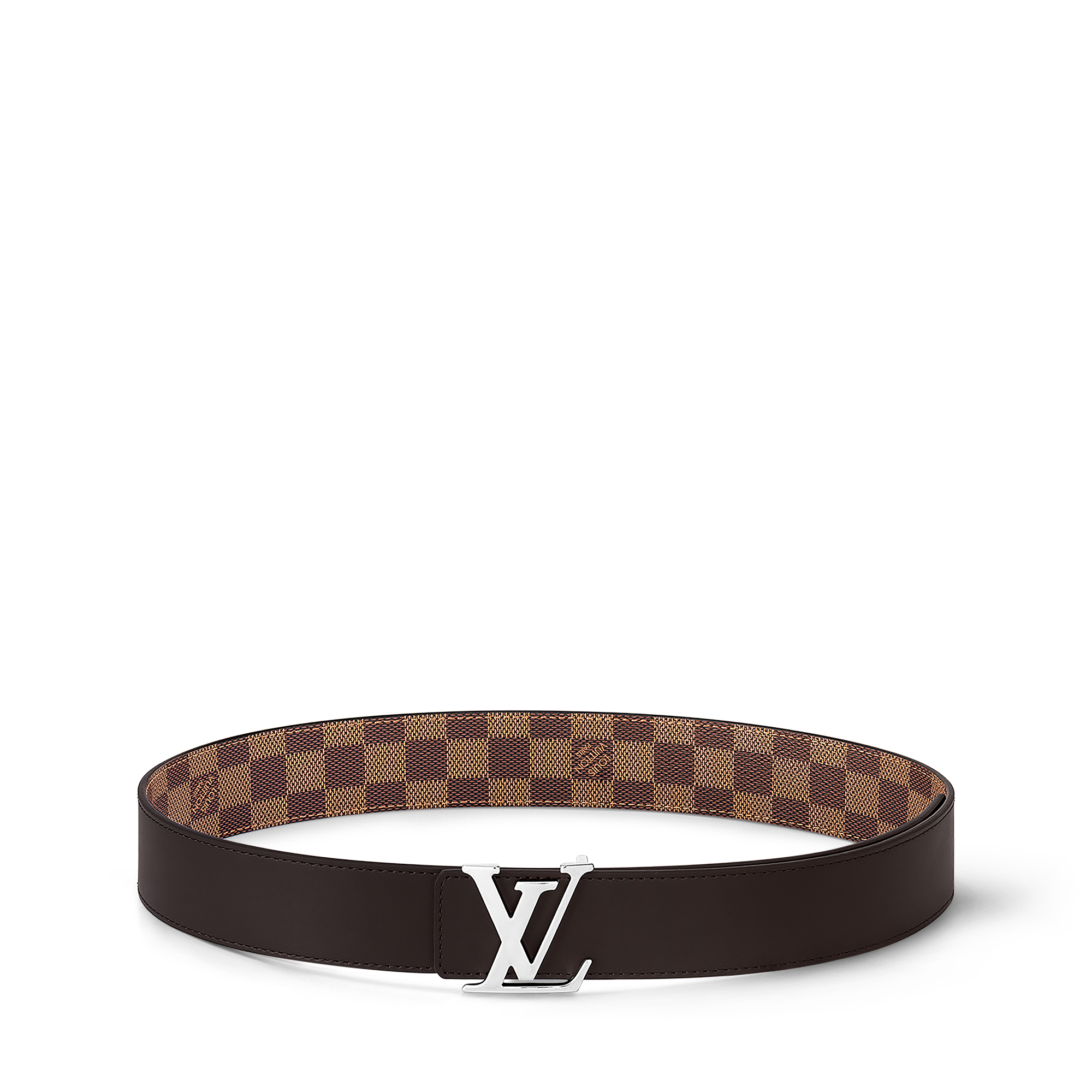 LV Initiales 40MM Reversible Belt Damier Graphite Canvas in Men