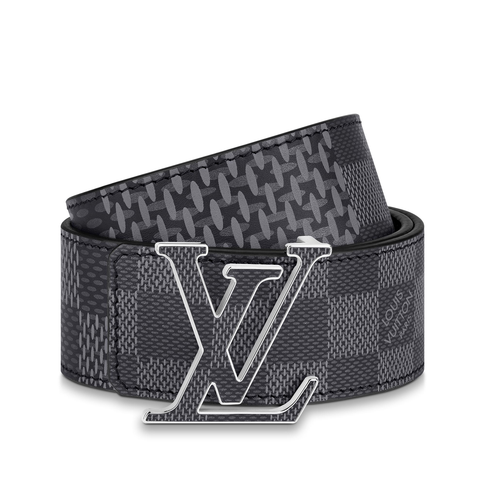 LV Initiales 40MM Reversible Belt Damier Infini Leather in Men